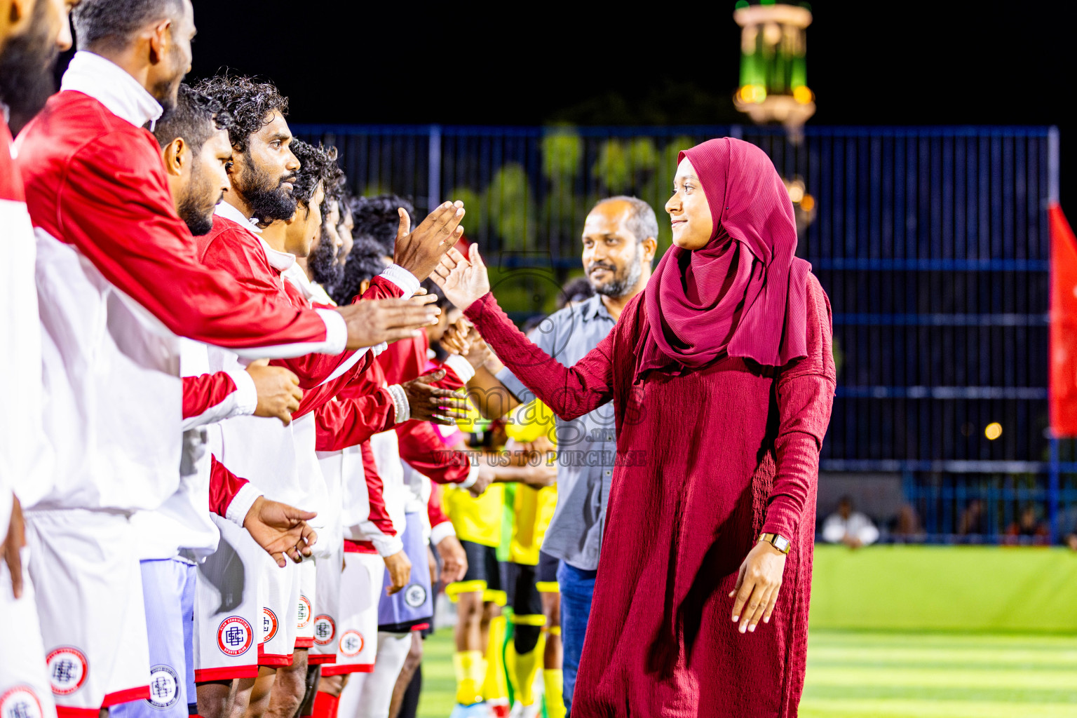 CC Sports Club vs Vela Sports Club in Day 7 of Eydhafushi Futsal Cup 2024 was held on Sunday , 14th April 2024, in B Eydhafushi, Maldives Photos: Nausham Waheed / images.mv