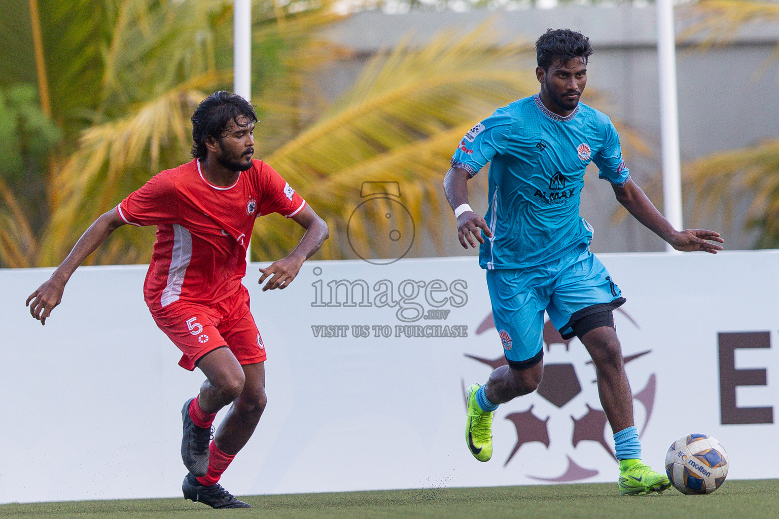 Semi Finals Match 01 Irumathi FC VS CC Sports Club in Day 7 of Eydhafushi Cup 2025 held in Eydhafushi Football Stadium at B. Eydhafushi, Maldives on Friday, 12th September 2025. Photos: Arif Rasheed / images.mv