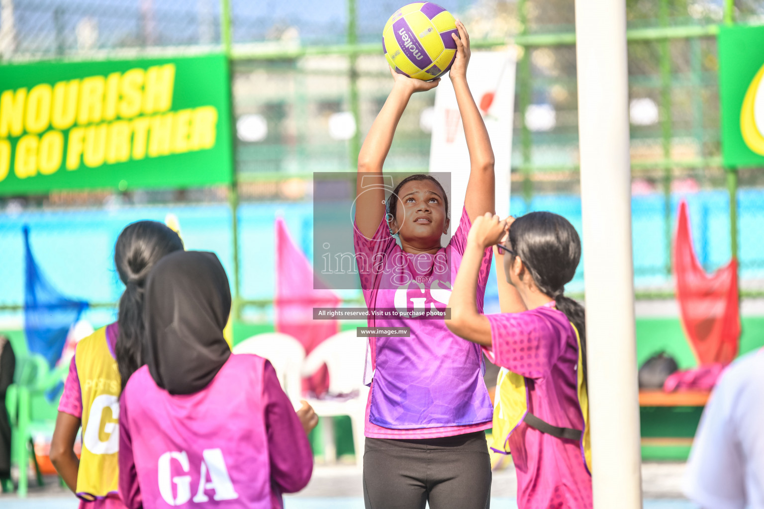 Day 7 of Junior Netball Championship 2022 on 11th March 2022 held in Male', Maldives. Photos by Nausham Waheed