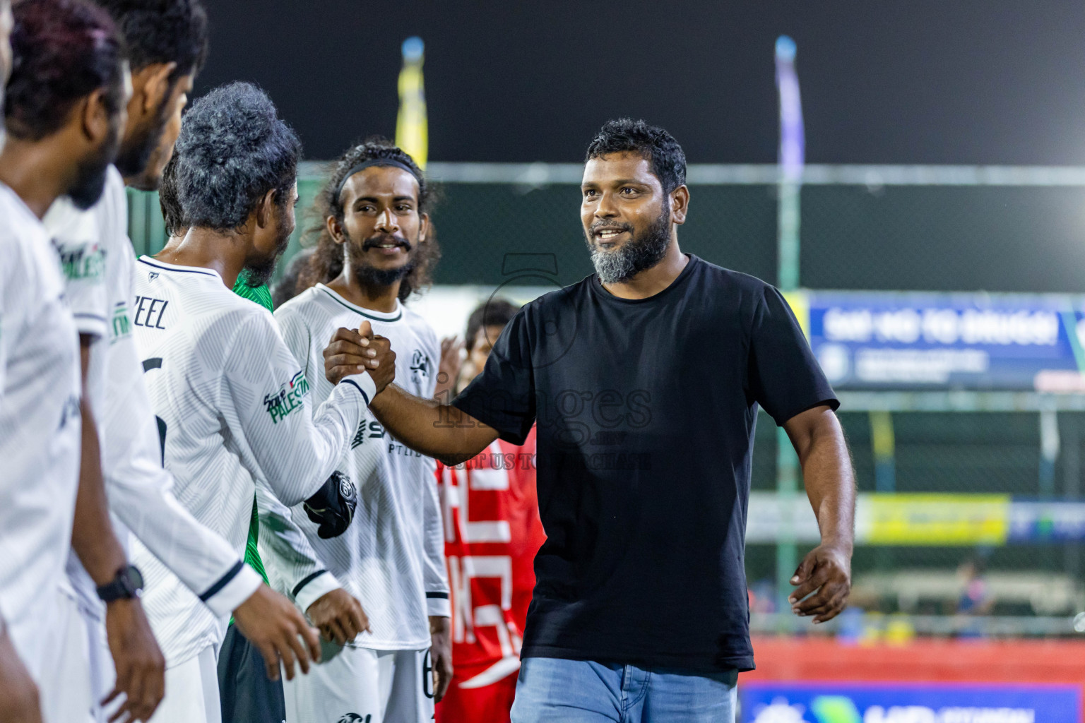 M Muli vs M Naalaafushi in Day 22 of Golden Futsal Challenge 2024 was held on Monday , 5th February 2024 in Hulhumale', Maldives Photos: Nausham Waheed / images.mv