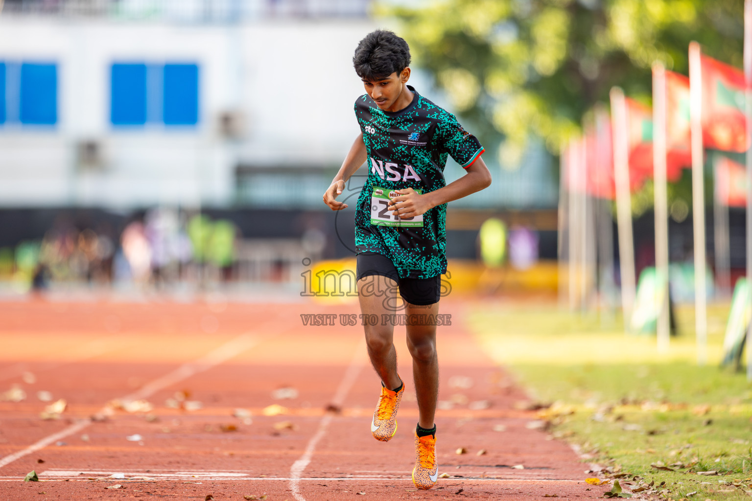 Day 2 of 12th Milo Association Championships was held in Ekuveni Track at Male', Maldives on Friday, 25th April 2025. Photos: Ismail Thoriq / images.mv