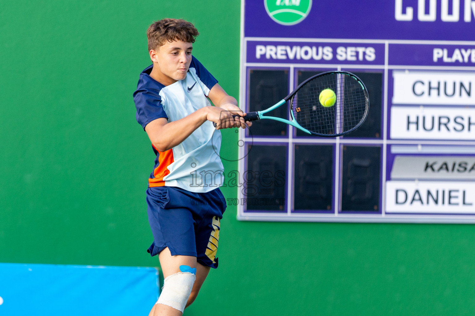 Day 3 of ATF Maldives Junior Open Tennis was held in Male' Tennis Court, Male', Maldives on Wednesday, 11th December 2024. Photos: Ismail Thoriq / images.mv