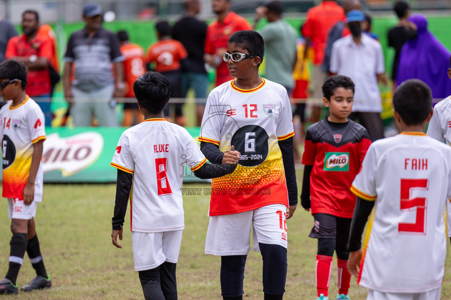 Day 2 of MILO Academy Championship 2024 - U12 was held at Henveiru Grounds in Male', Maldives on Friday, 5th July 2024.
Photos: Ismail Thoriq / images.mv