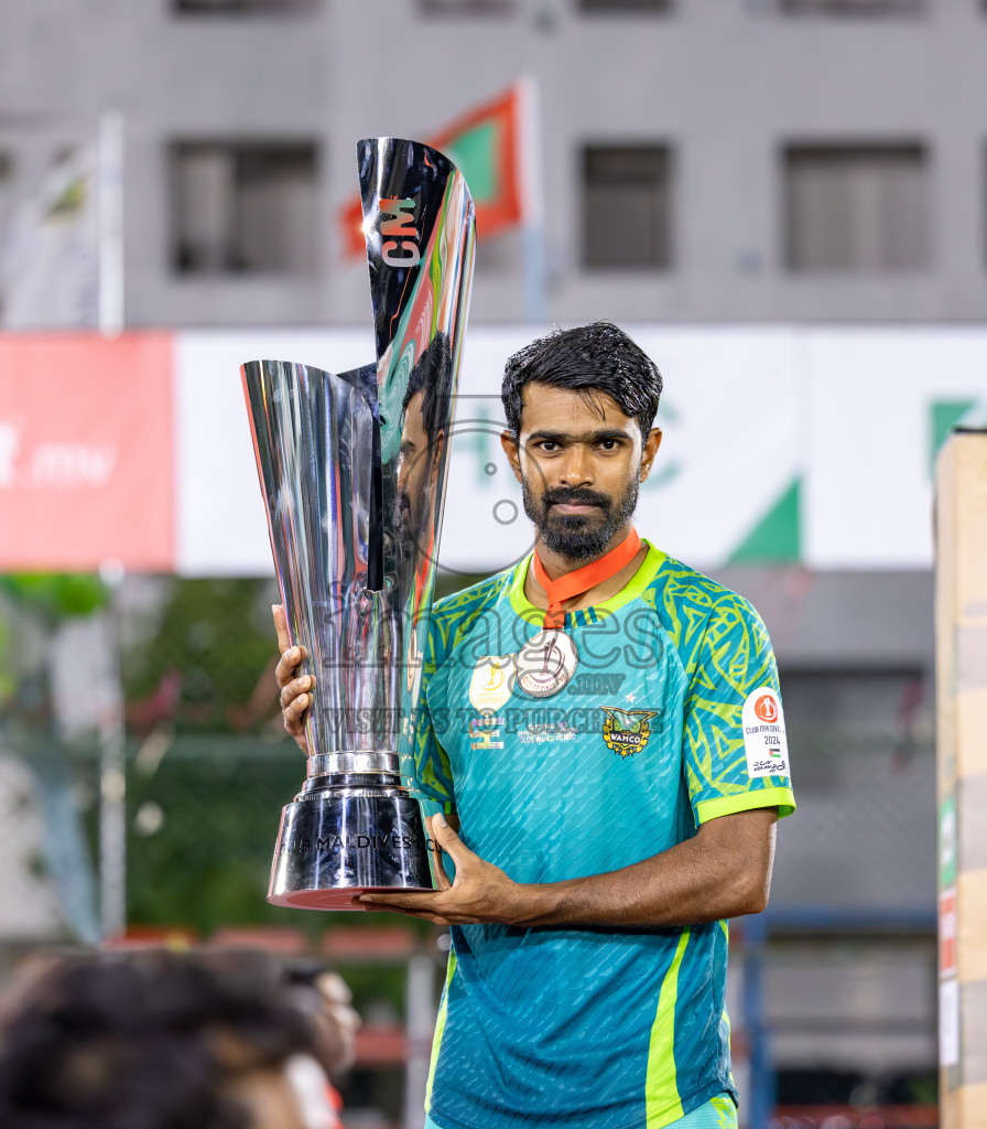 WAMCO vs RRC in the Final of Club Maldives Cup 2024 was held in Rehendi Futsal Ground, Hulhumale', Maldives on Friday, 18th October 2024. Photos: Ismail Thoriq / images.mv