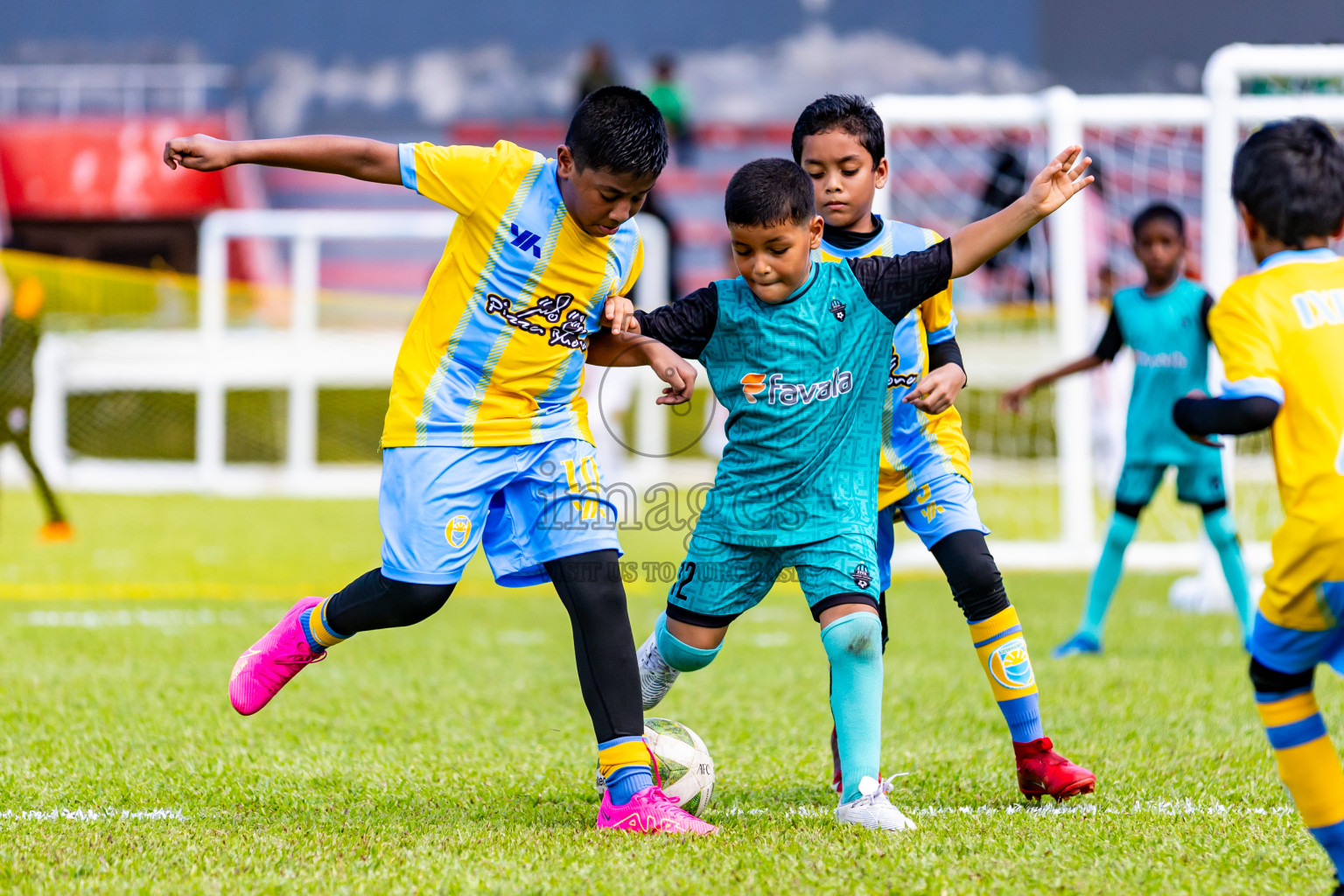 Day 1 of Under 10 MILO Academy Championship 2024 was held at National Stadium in Male', Maldives on Friday, 26th April 2024. Photos: Nausham Waheed / images.mv