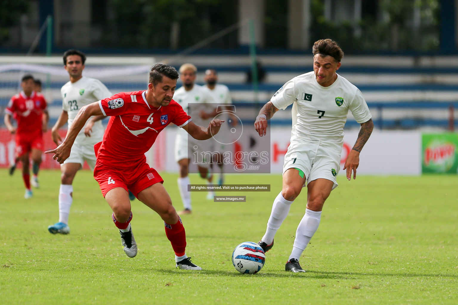 Nepal vs Pakistan in SAFF Championship 2023 held in Sree Kanteerava Stadium, Bengaluru, India, on Tuesday, 27th June 2023. Photos: Nausham Waheed, Hassan Simah / images.mv