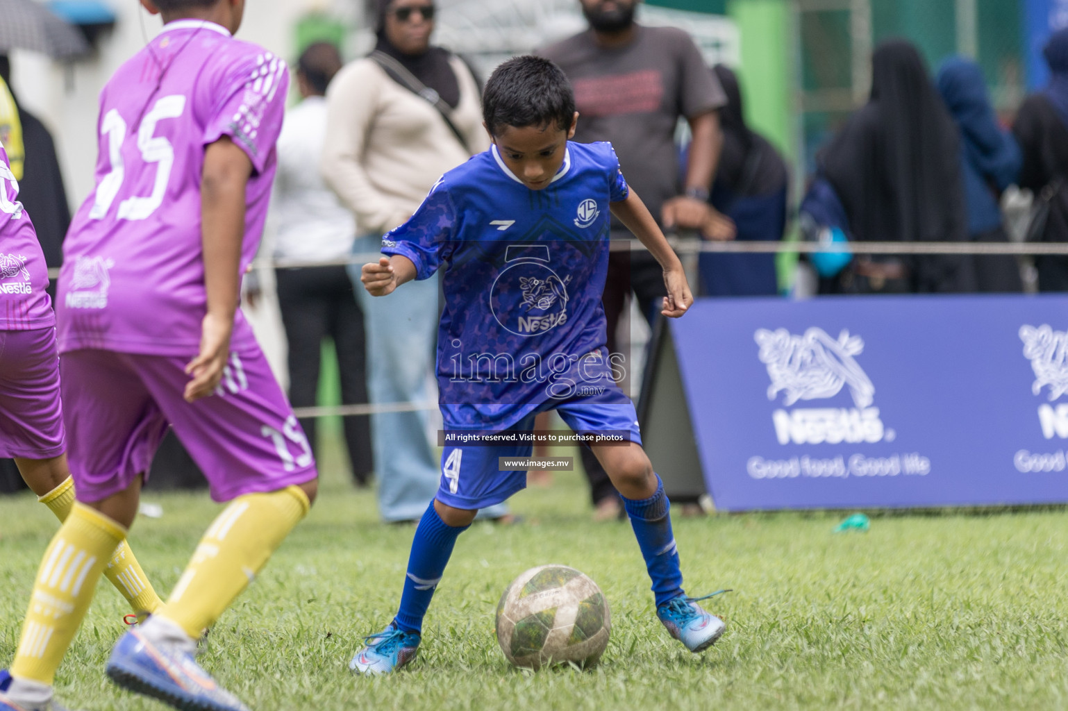 Day 1 of Nestle kids football fiesta, held in Henveyru Football Stadium, Male', Maldives on Wednesday, 11th October 2023 Photos: Shut Abdul Sattar/ Images.mv