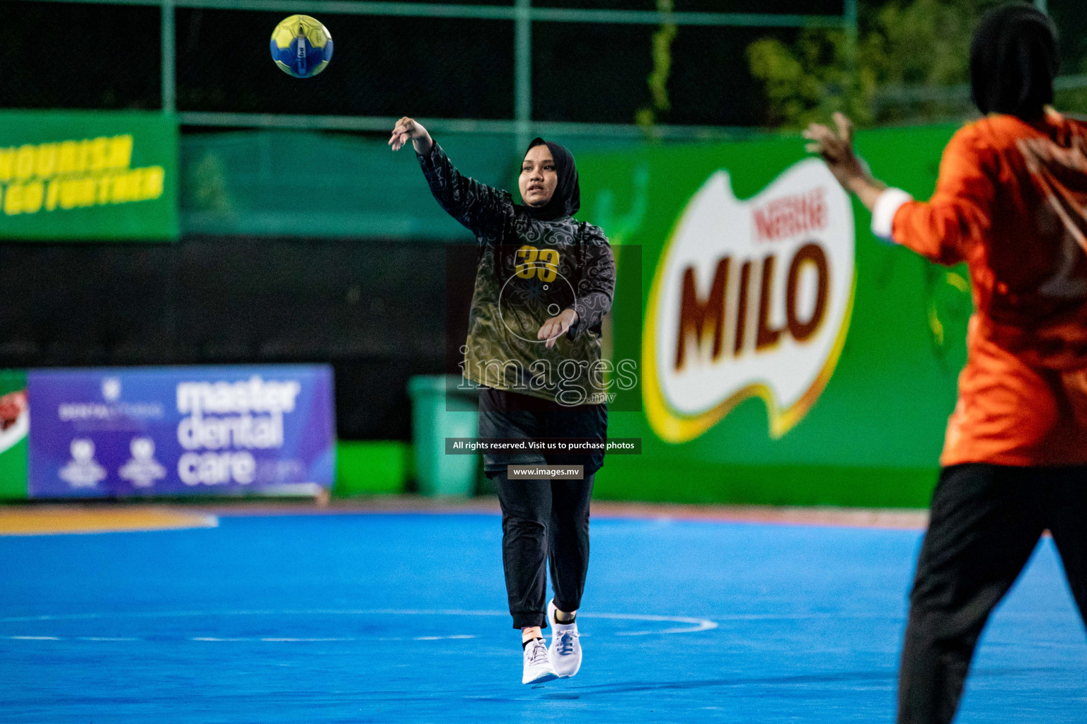 Day 8 of 7th Inter-Office/Company Handball Tournament 2023, held in Handball ground, Male', Maldives on Friday, 23rd September 2023 Photos: Hassan Simah/ Images.mv