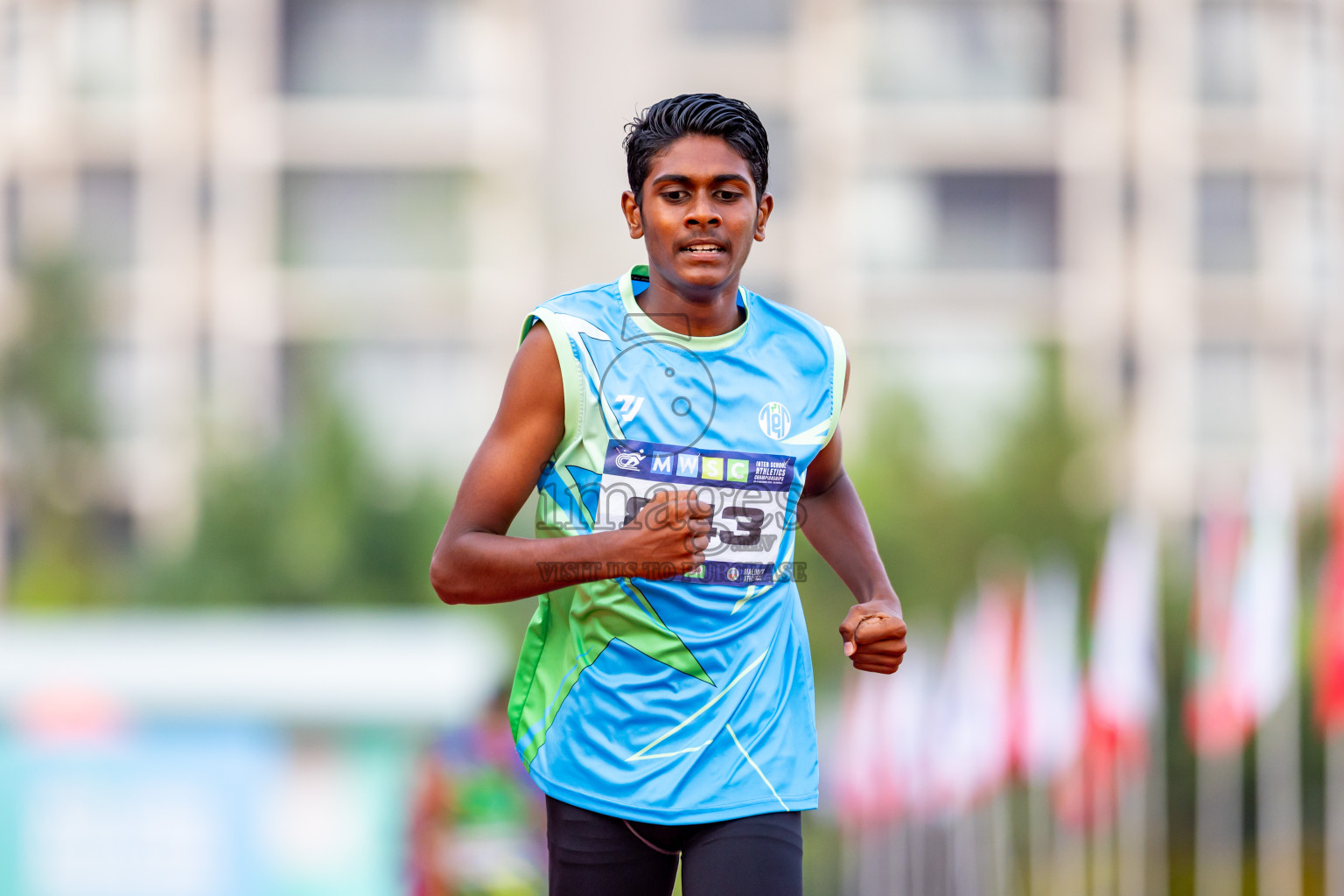 Day 5 of MWSC Interschool Athletics Championships 2024 held in Hulhumale Running Track, Hulhumale, Maldives on Wednesday, 13th November 2024. Photos by: Nausham Waheed / Images.mv