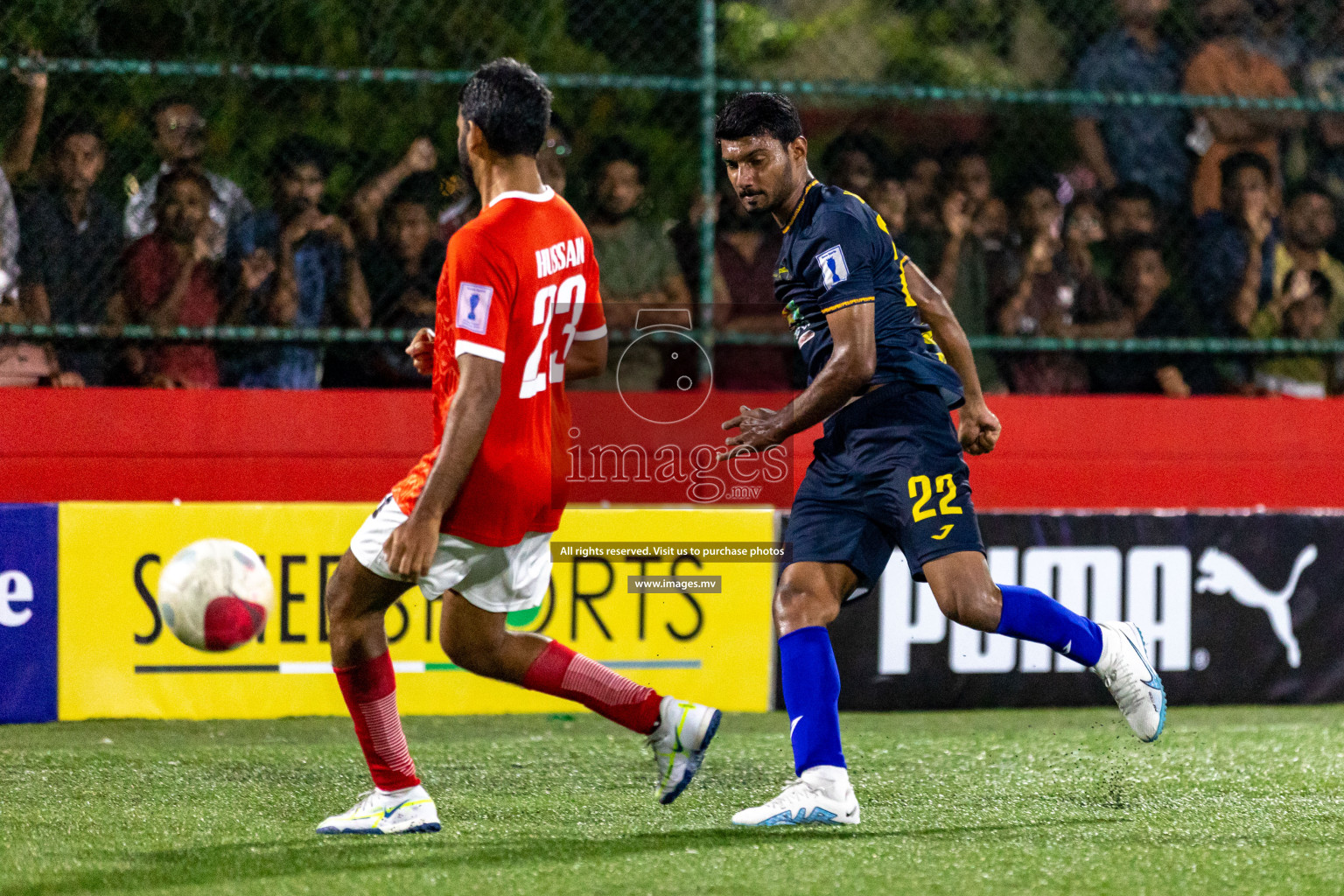 HA. Hoarafushi vs HA. Ihavandhoo in Day 6 of Golden Futsal Challenge 2023 on 10 February 2023 in Hulhumale, Male, Maldives