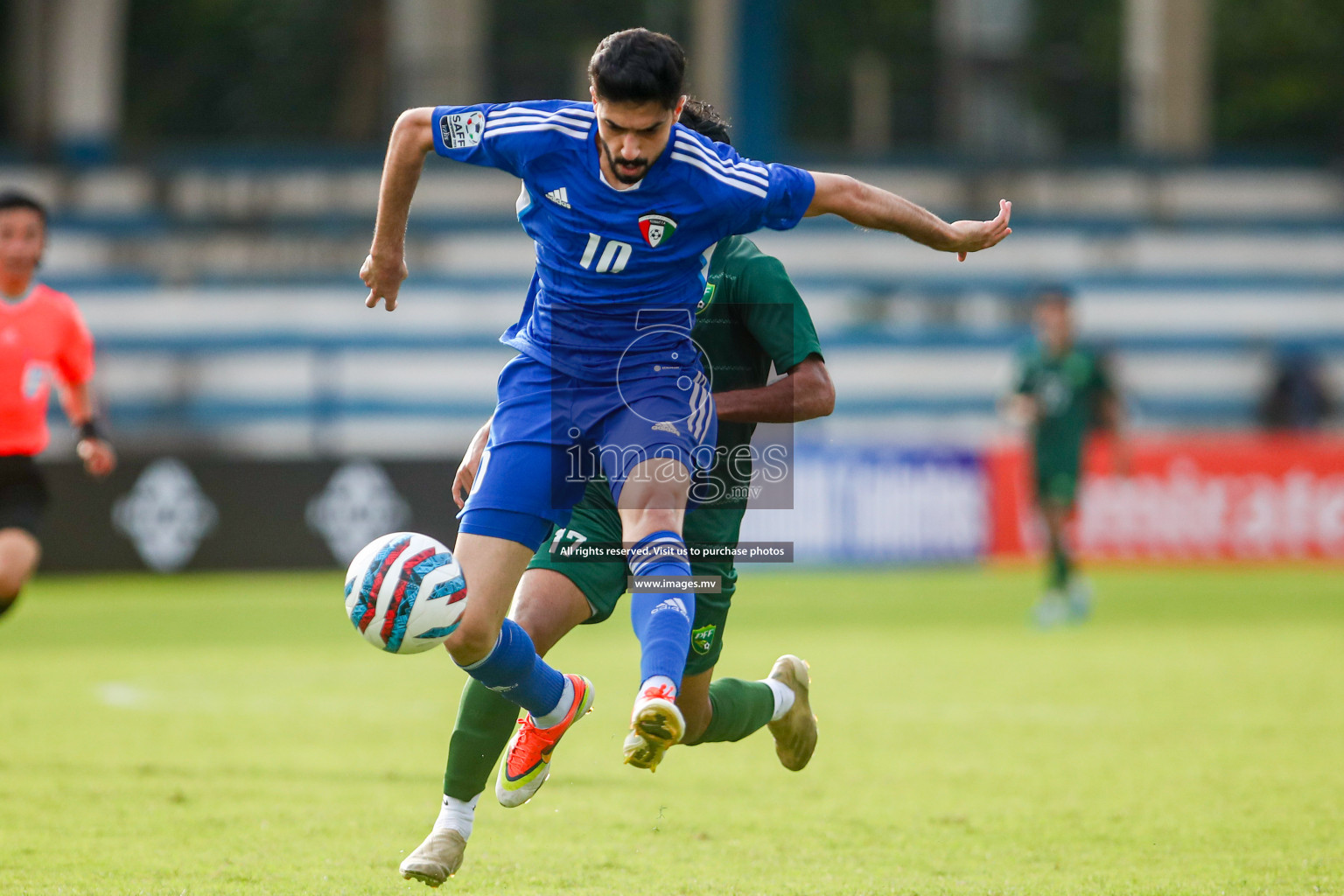 Pakistan vs Kuwait in SAFF Championship 2023 held in Sree Kanteerava Stadium, Bengaluru, India, on Saturday, 24th June 2023. Photos: Nausham Waheedh / images.mv