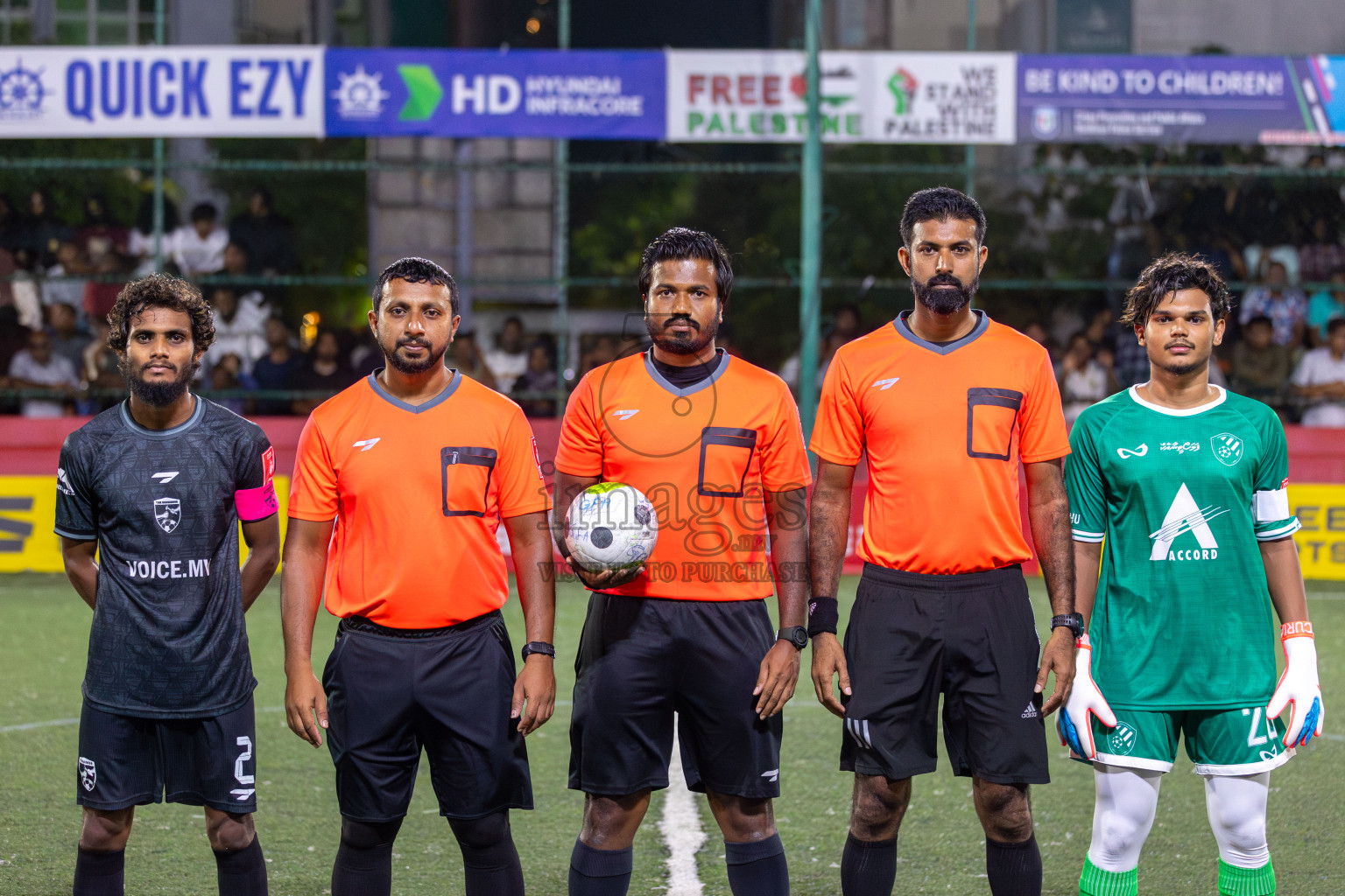 R Inguraidhoo vs R Hulhudhuffaaru in Day 6 of Golden Futsal Challenge 2024 was held on Saturday, 20th January 2024, in Hulhumale', Maldives Photos: Mohamed Mahfooz Moosa / images.mv