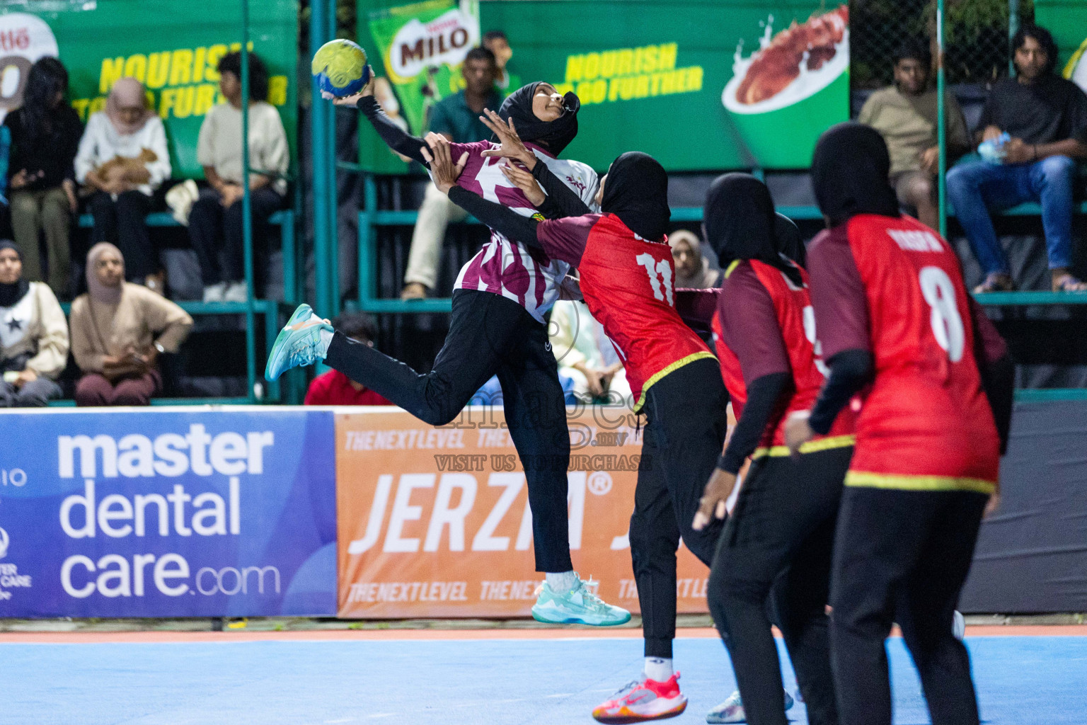 Division one Final 10th National Handball Tournament 2023, held in Handball ground, Male', Maldives on Saturday, 13th January 2023 Photos: Nausham Waheed/ Images.mv