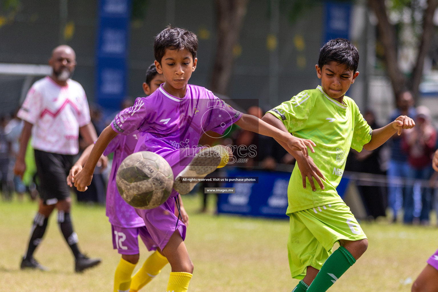 Day 3 of Nestle Kids Football Fiesta, held in Henveyru Football Stadium, Male', Maldives on Friday, 13th October 2023
Photos: Hassan Simah, Ismail Thoriq / images.mv