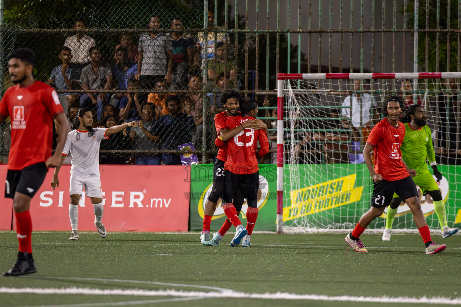 United BML vs Dhiraagu in Round of 16 of Club Maldives Cup 2024 held in Rehendi Futsal Ground, Hulhumale', Maldives on Tuesday, 8th October 2024. Photos: Ismail Thoriq / images.mv