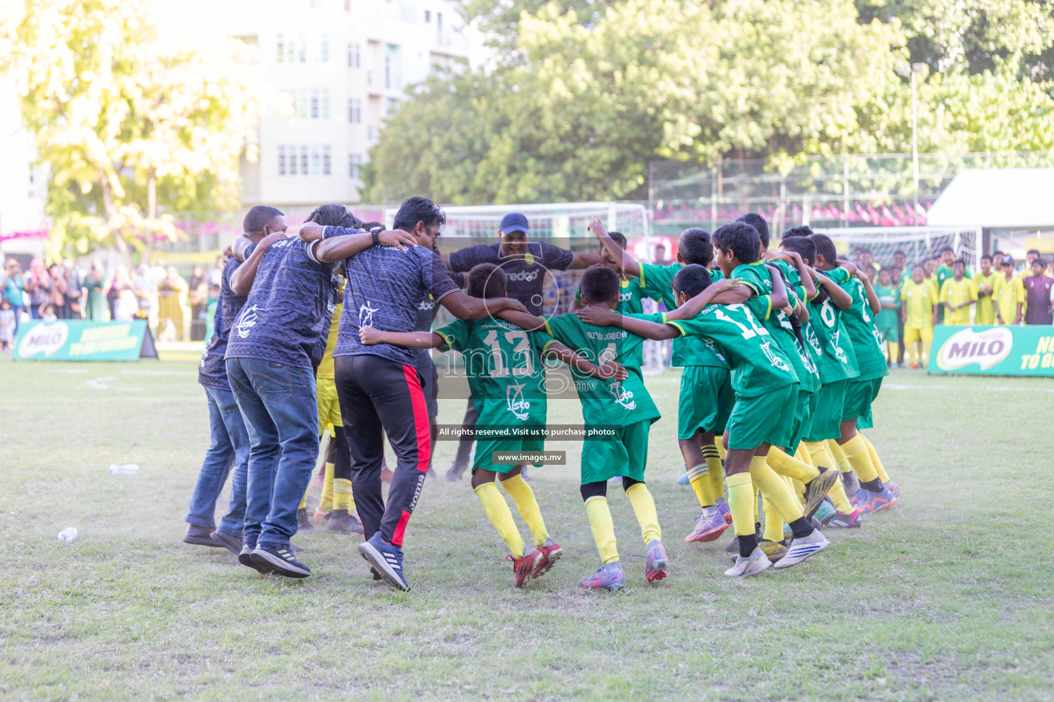 Day 2 of MILO Academy Championship 2023 (U12) was held in Henveiru Football Grounds, Male', Maldives, on Saturday, 19th August 2023. Photos: Shuu / images.mv