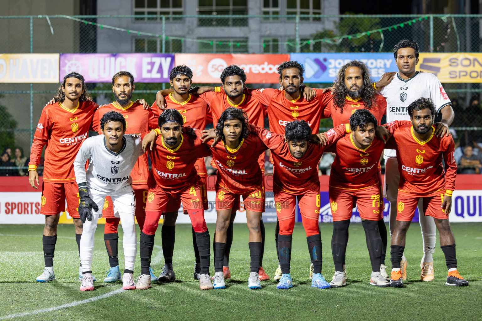 S. Meedhoo VS S. Hithadhoo in Day 16 of Golden Futsal Challenge 2025 was held on Monday, 20th January 2025, in Hulhumale', Maldives. 
Photos: Hassan Simah / images.mv