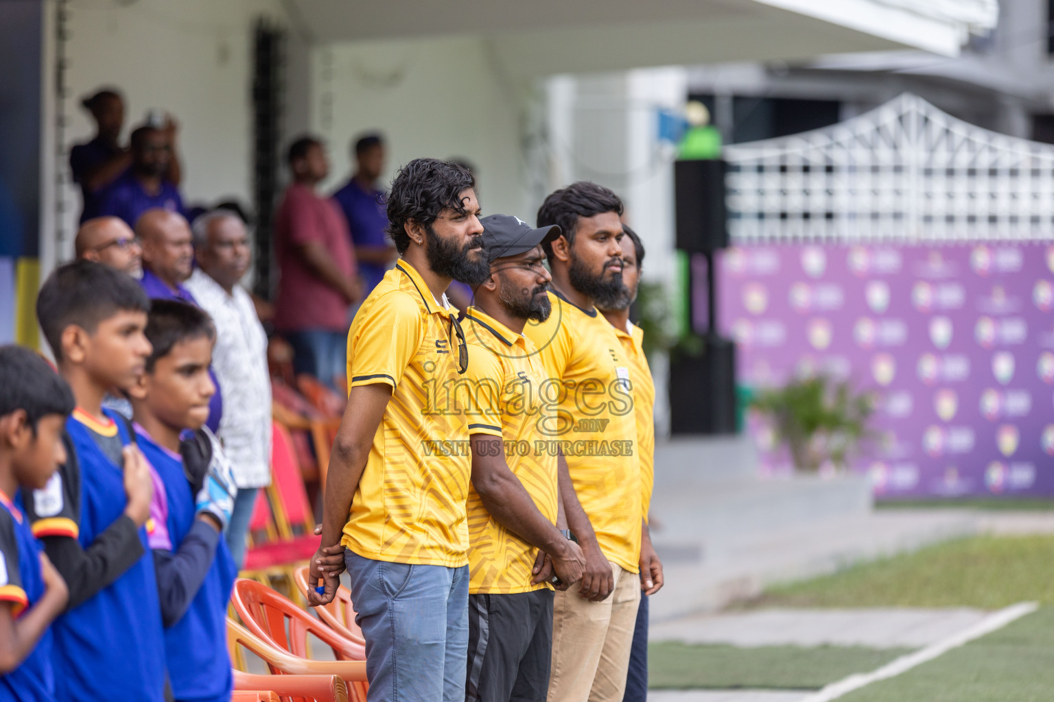 Eagles vs Maziya (U12) in Dhivehi Youth League 2024 - Day 2. Matches held at Henveiru Stadium on 22nd November 2024 , Friday. Photos: Shuu Abdul Sattar/ Images.mv