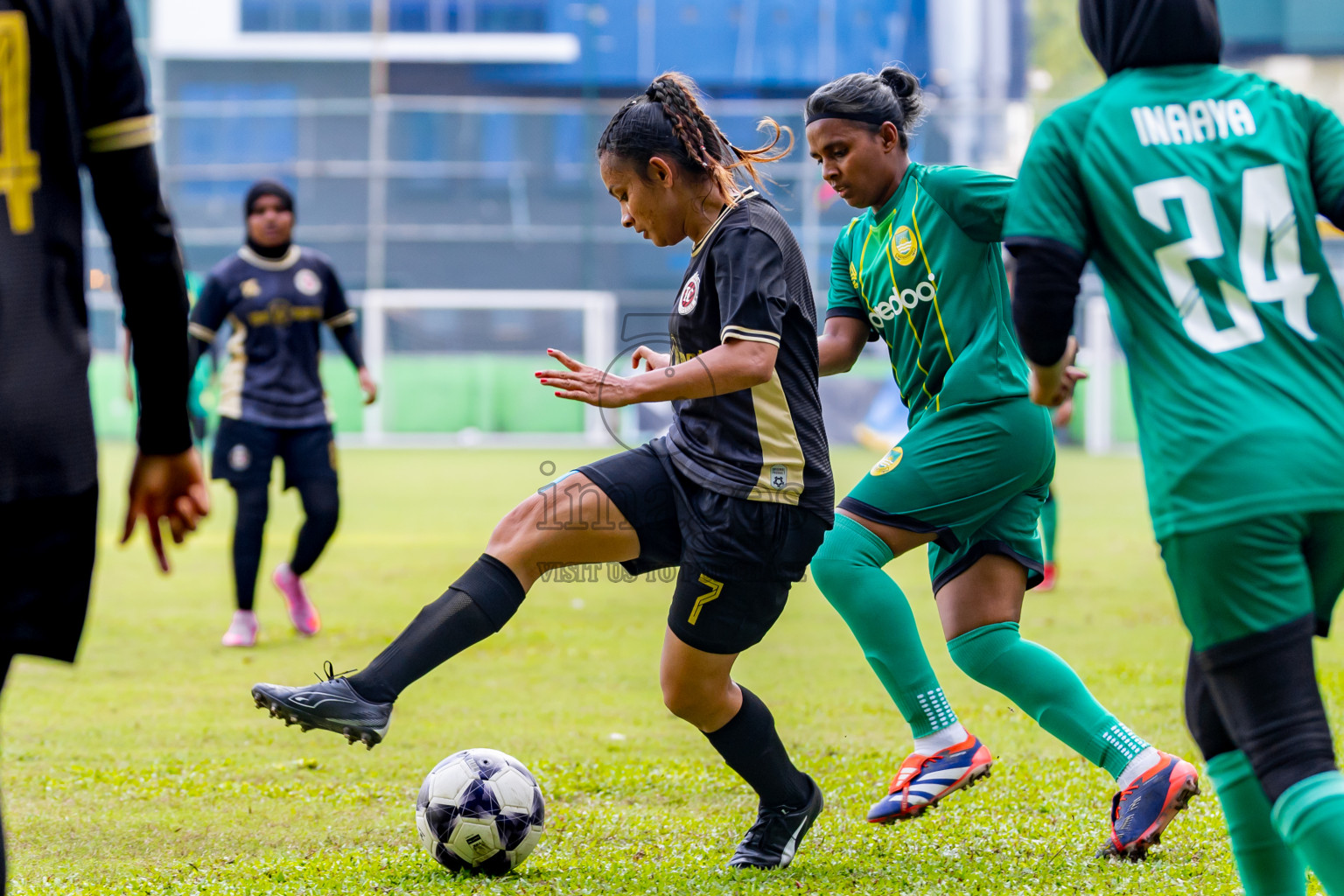 TC Sports Club vs Maziya Sports and Recreation  in FAM Women’s League 2025 held in Henveiru Football ground, Male', Maldives on Thursday, 11th December 2025. Photos: Nausham Waheed / Images.mv