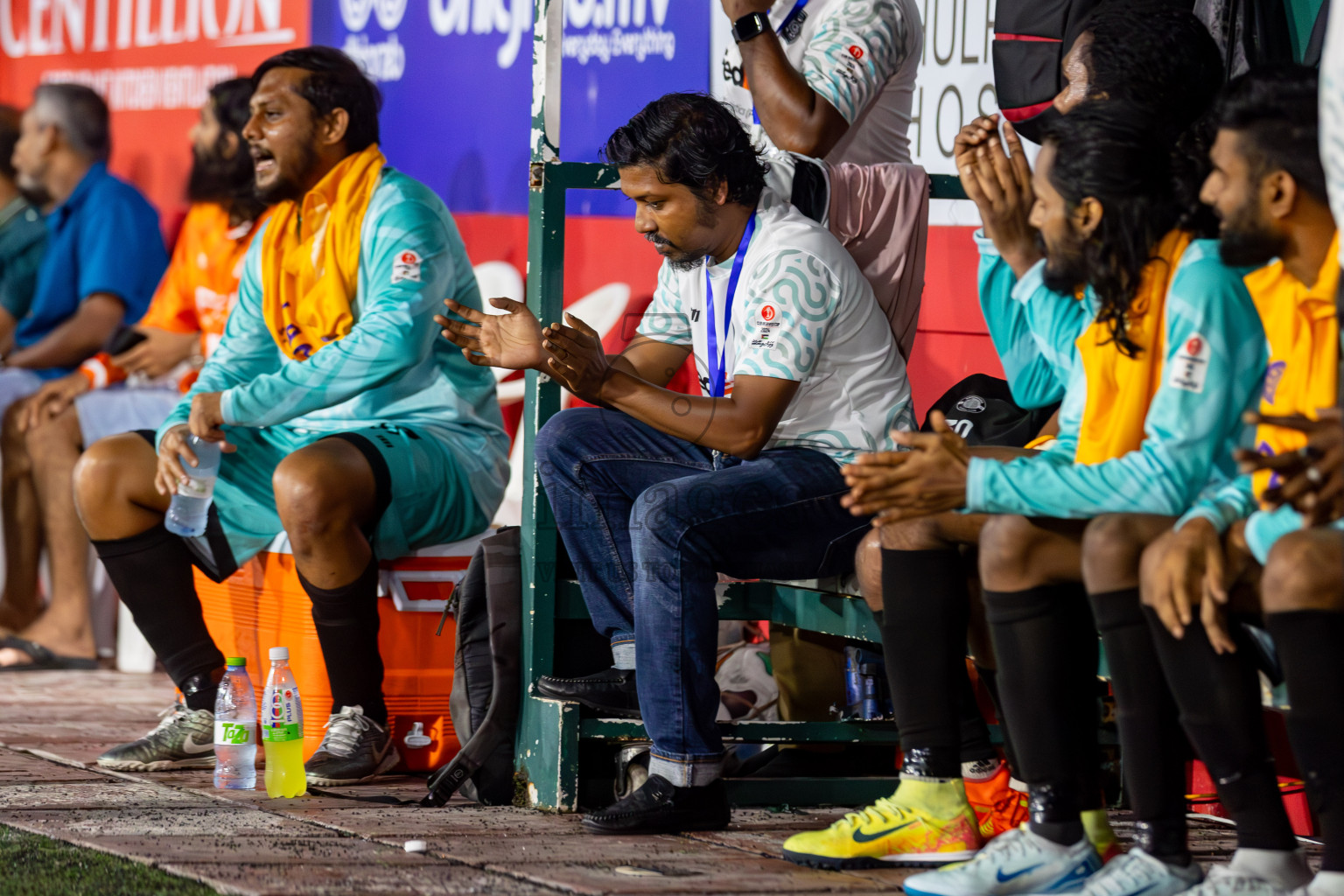 TEAM FSM vs CLUB TTS in Club Maldives Cup 2024 held in Rehendi Futsal Ground, Hulhumale', Maldives on Tuesday, 1st October 2024. Photos: Hassan Simah / images.mv