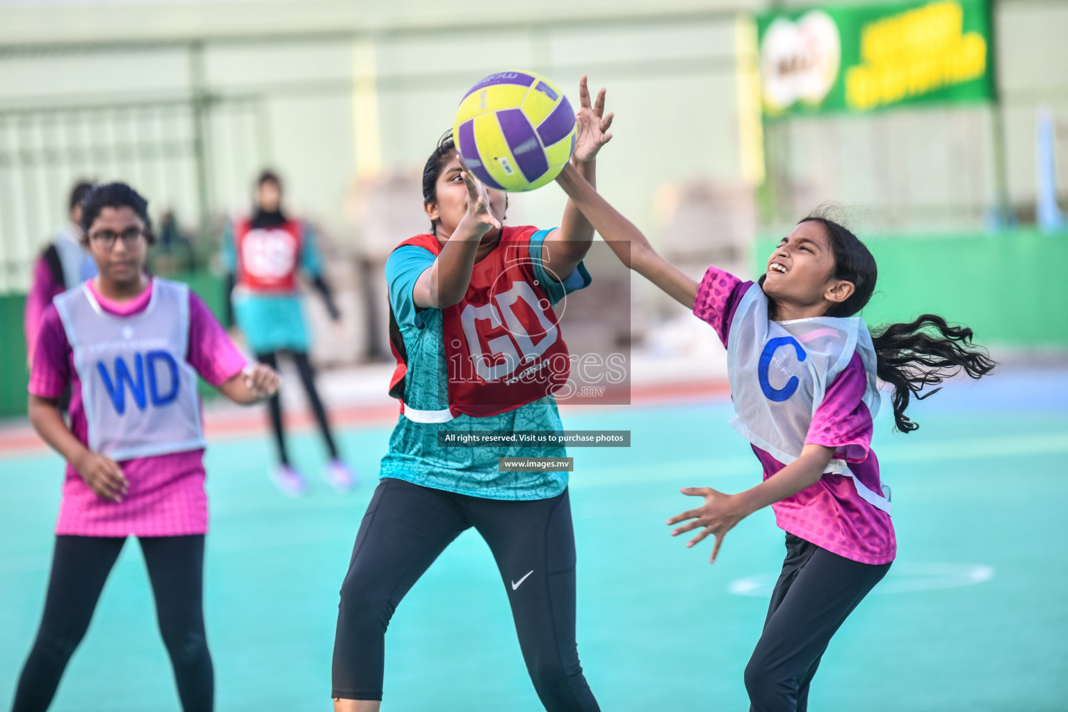 Day 7 of Junior Netball Championship 2022 on 11th March 2022 held in Male', Maldives. Photos by Nausham Waheed