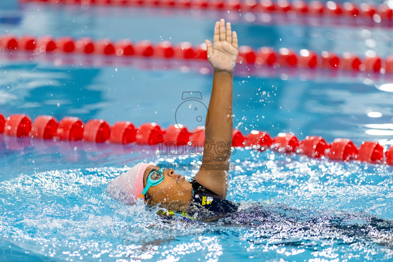 Day 4 of BML 6th National Kids Swimming Kids Festival 2025 held in Hulhumale', Maldives on Thursday, 6th November 2024. Photos: Hassan Simah / images.mv
