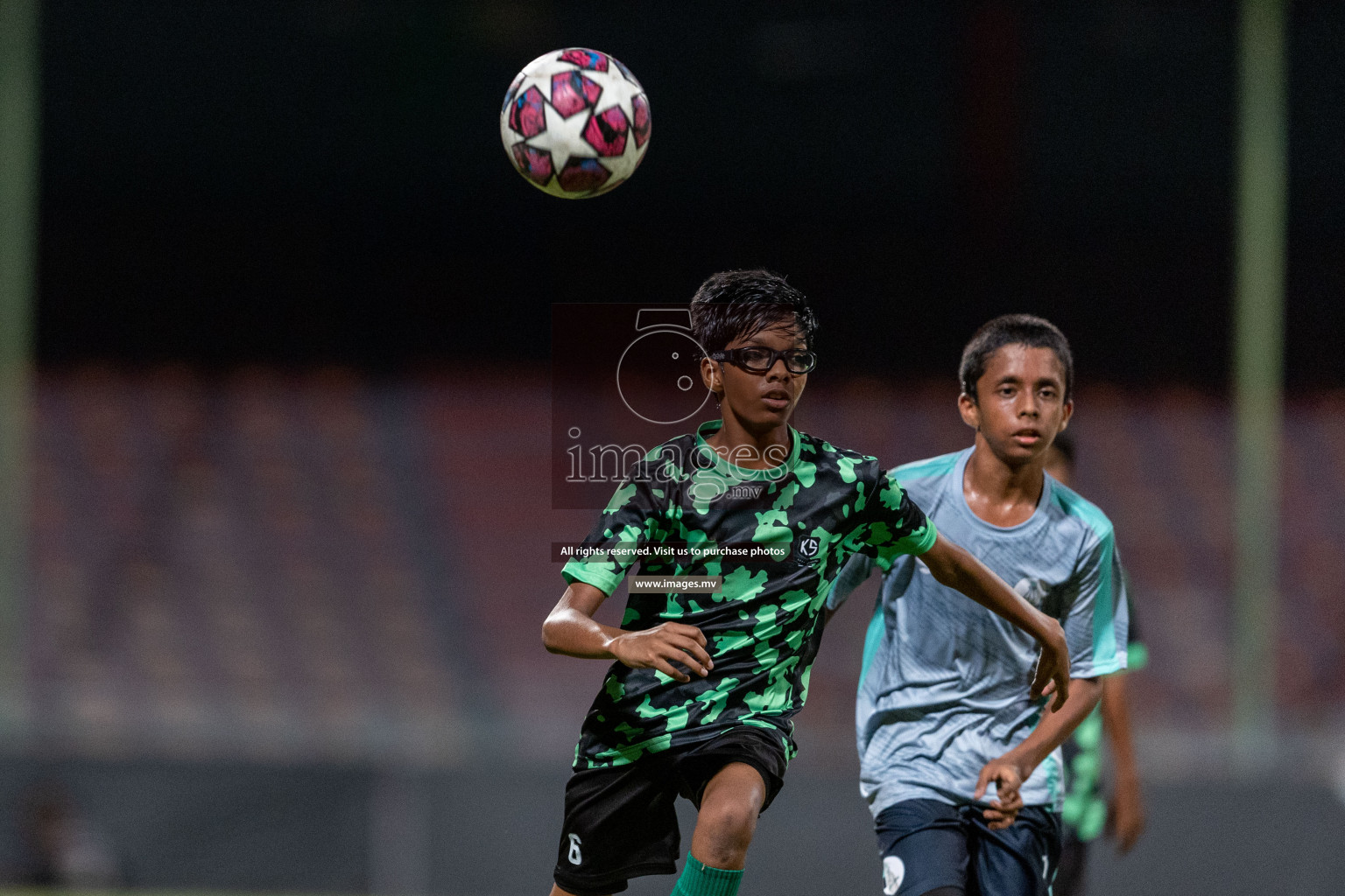 Kalaafaanu School vs Ahmadhiyya International School in the Final of FAM U13 Inter School Football Tournament 2022/23 was held in National Football Stadium on Sunday, 11th June 2023. Photos: Ismail Thoriq / images.mv