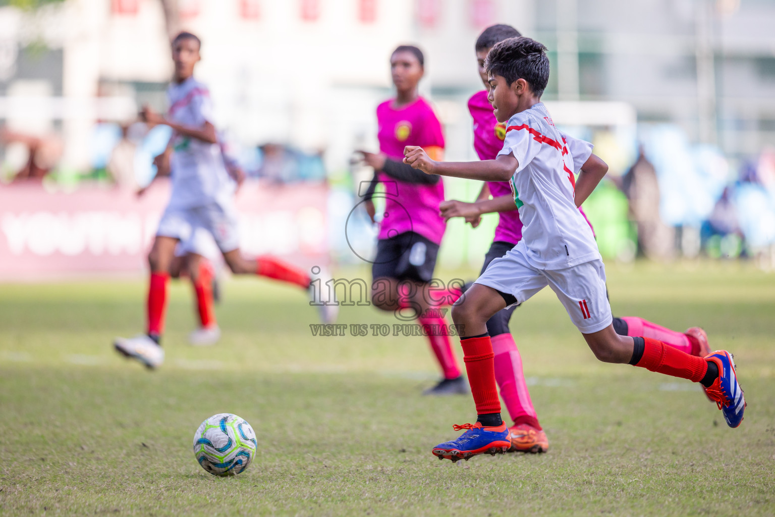 Dhivehi Youth League 2024 - Day 1. Matches held at Henveiru Stadium on 21st November 2024 , Thursday. Photos: Shuu Abdul Sattar/ Images.mv