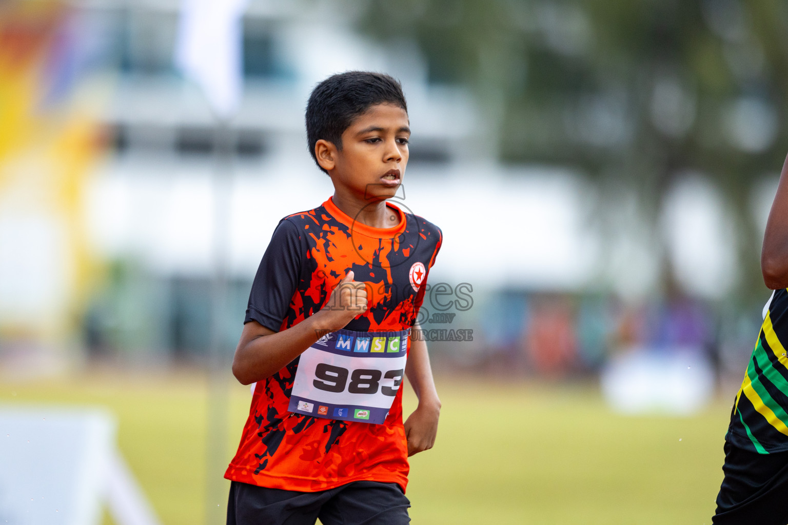 Day 1 of MWSC Interschool Athletics Championships 2024 held in Hulhumale Running Track, Hulhumale, Maldives on Saturday, 9th November 2024. 
Photos by: Ismail Thoriq / images.mv