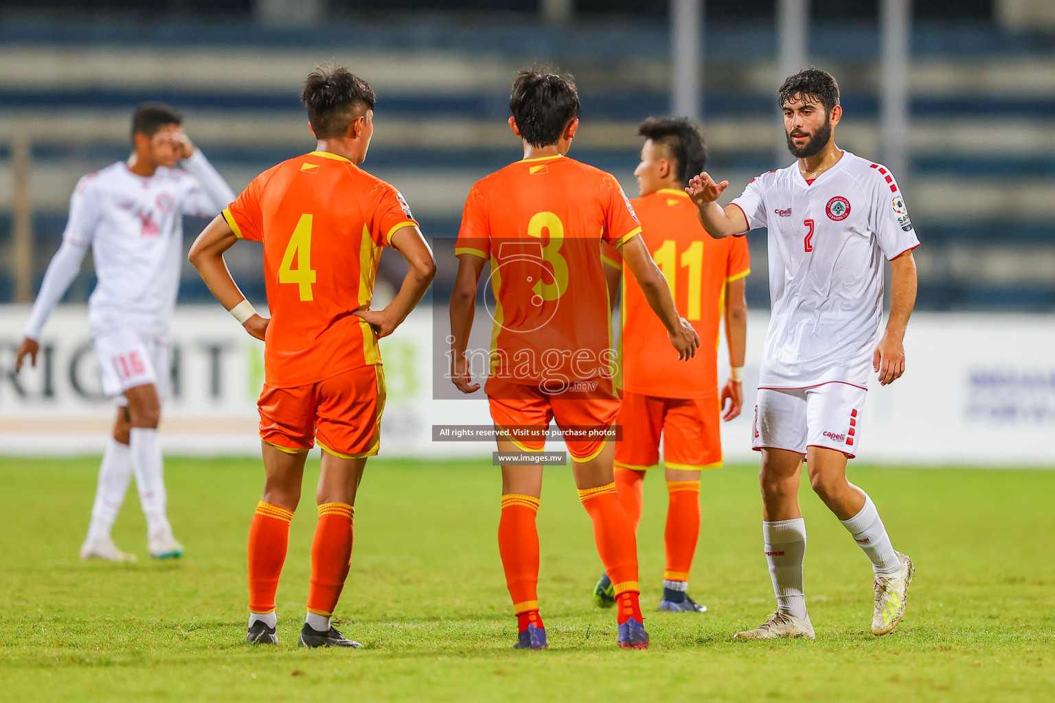 Bhutan vs Lebanon in SAFF Championship 2023 held in Sree Kanteerava Stadium, Bengaluru, India, on Sunday, 25th June 2023. Photos: Nausham Waheed, Hassan Simah / images.mv