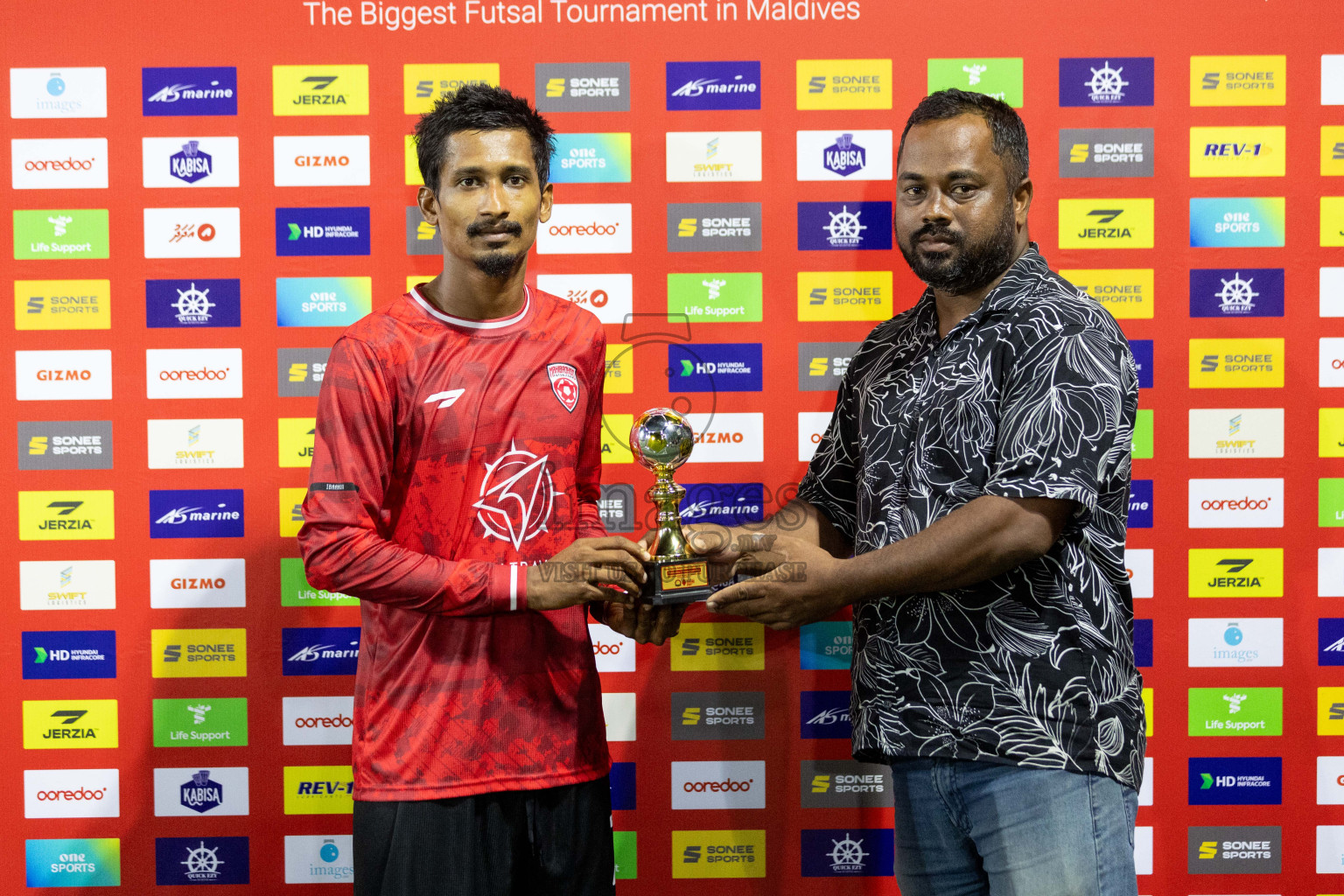 ADh Mahibadhoo vs ADh Hangnaameedhoo in Day 7 of Golden Futsal Challenge 2024 was held on Saturday, 20th January 2024, in Hulhumale', Maldives Photos: Nausham Waheed / images.mv