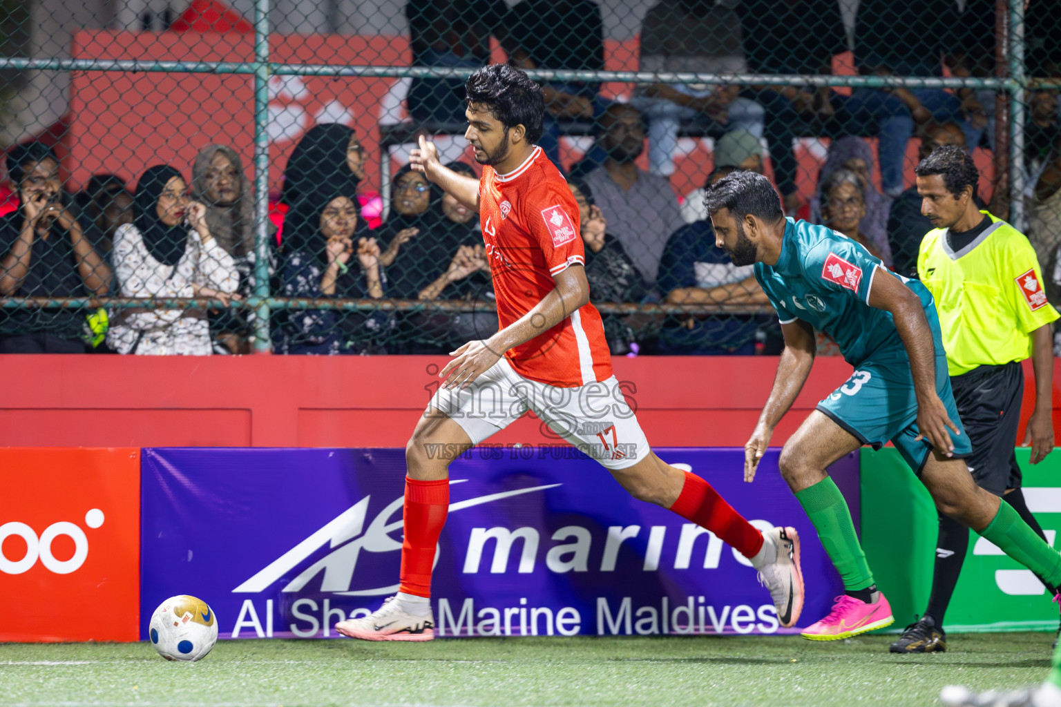 HA Ihavandhoo vs HA Muraidhoo in Day 5 of Golden Futsal Challenge 2025 on Thursday, 9th January 2025, in Hulhumale', Maldives
Photos: Ismail Thoriq / images.mv