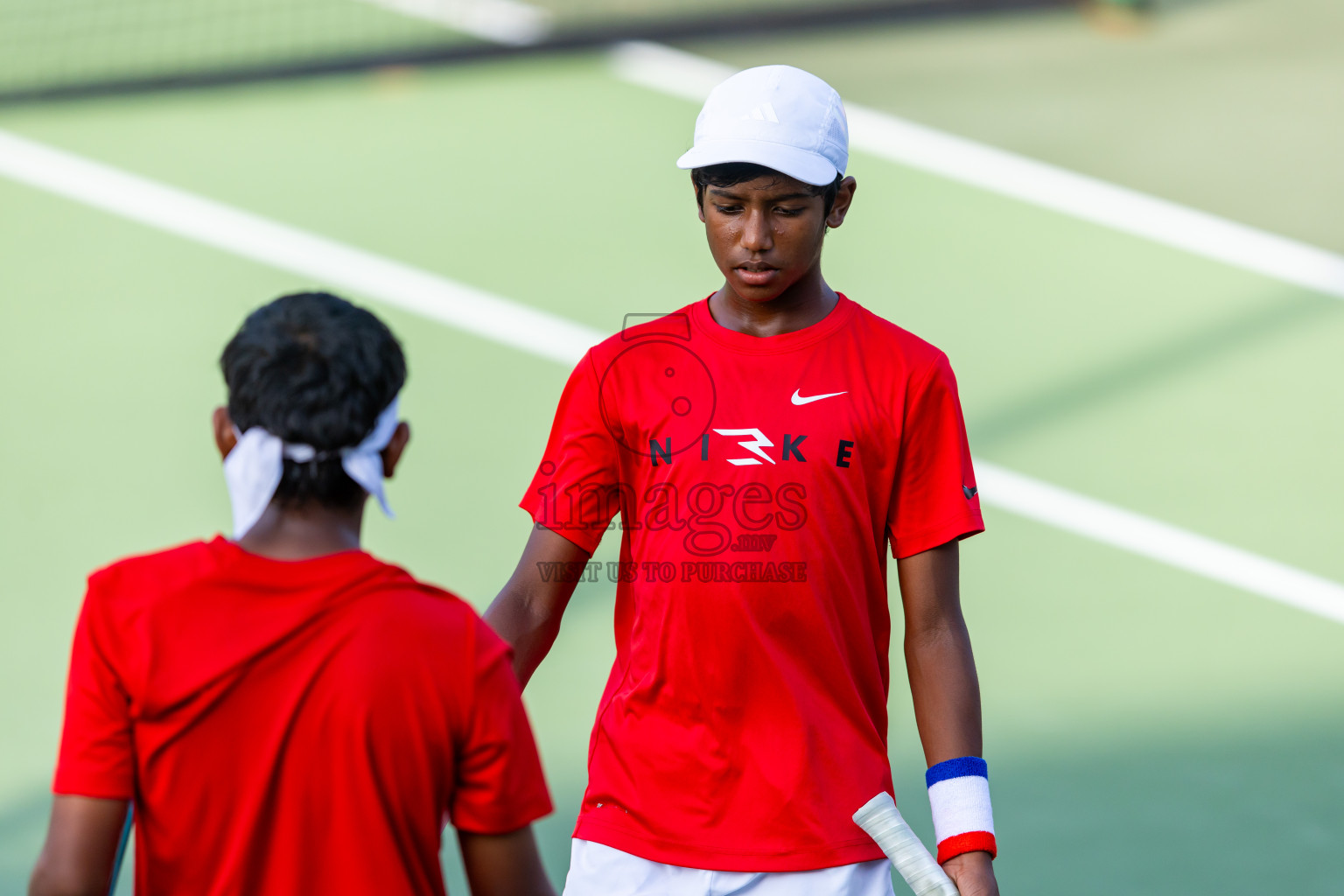 Day 2 of ATF Maldives Junior Open Tennis was held in Male' Tennis Court, Male', Maldives on Tuesday, 10th December 2024. Photos: Nausham Waheed / images.mv