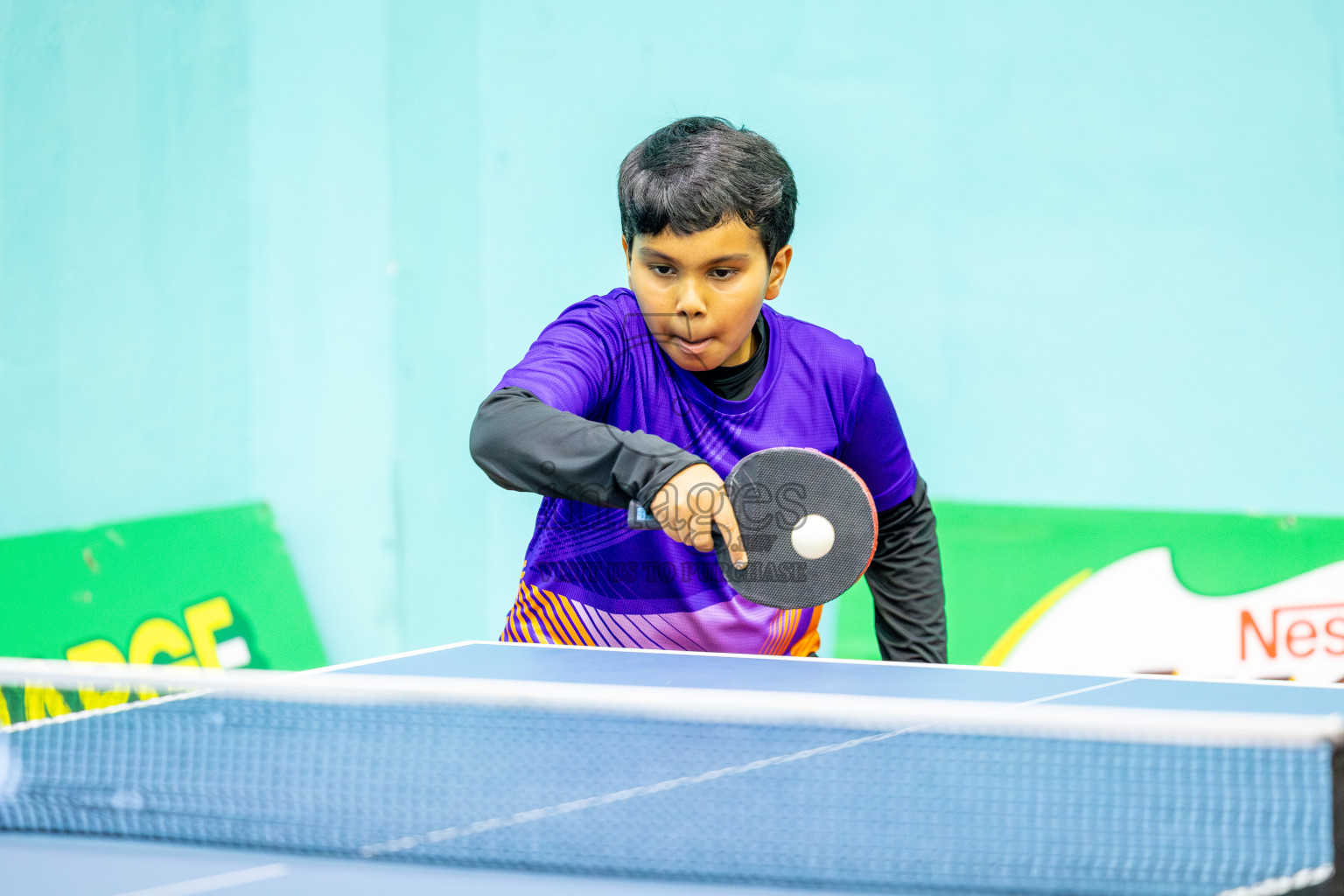 Day 2 of Interschool Table Tennis Tournament 2025 held at Male' TT Hall, Male', Maldives on Thursday, 15th May 2025. Photos By: Ismail Thoriq / images.mv