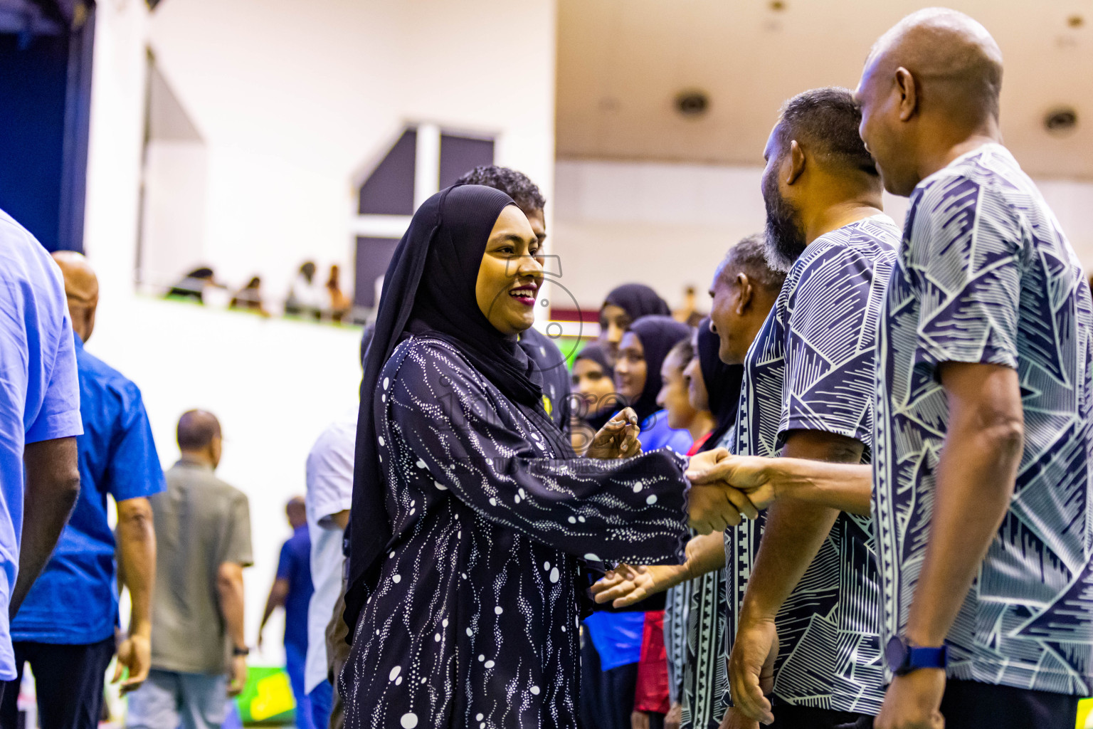 Day 1 of Women's Division of Milo VAM Cup 2024 held in Male', Maldives on Tuesday, 8th July 2024 at Social Center Indoor Hall Photos By: Nausham Waheed / images.mv