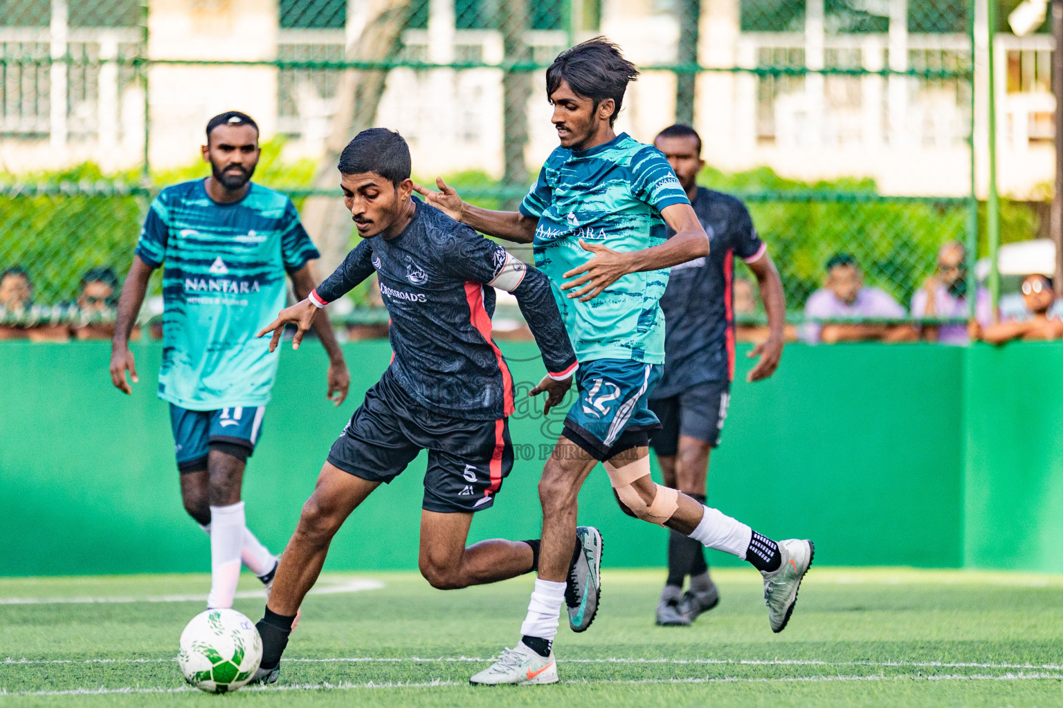 The Marina vs Anantara in Resort League 2025 (South Male Zone) was held on Sunday, 28th September 2025 in Crossroads's Maldives, Photos: Areef Adam / images.mv