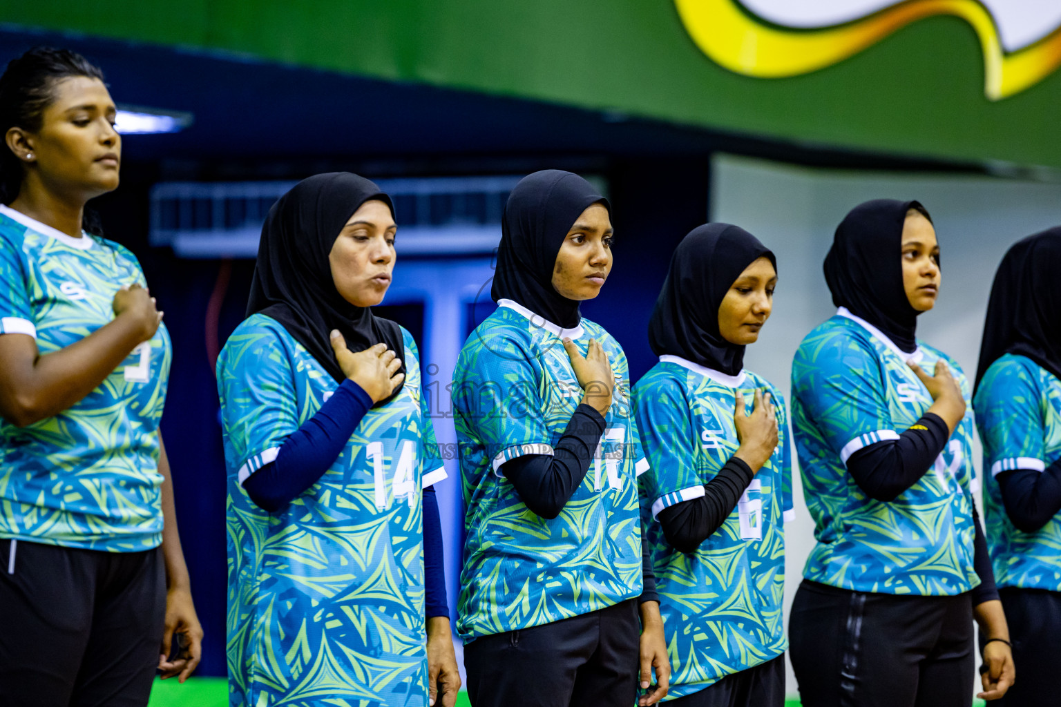 Semi Final of Women's Division of Milo VAM Cup 2024 held in Male', Maldives on Friday, 12th July 2024 at Social Center Indoor Hall Photos By: Nausham Waheed / images.mv