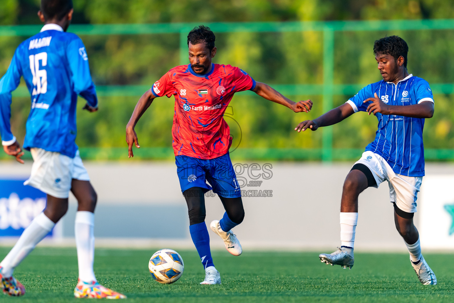 Chester Academy vs Baburu SC from Manadhoo Council Cup 2024 in N Manadhoo Maldives on Tuesday, 20th February 2023. Photos: Nausham Waheed / images.mv