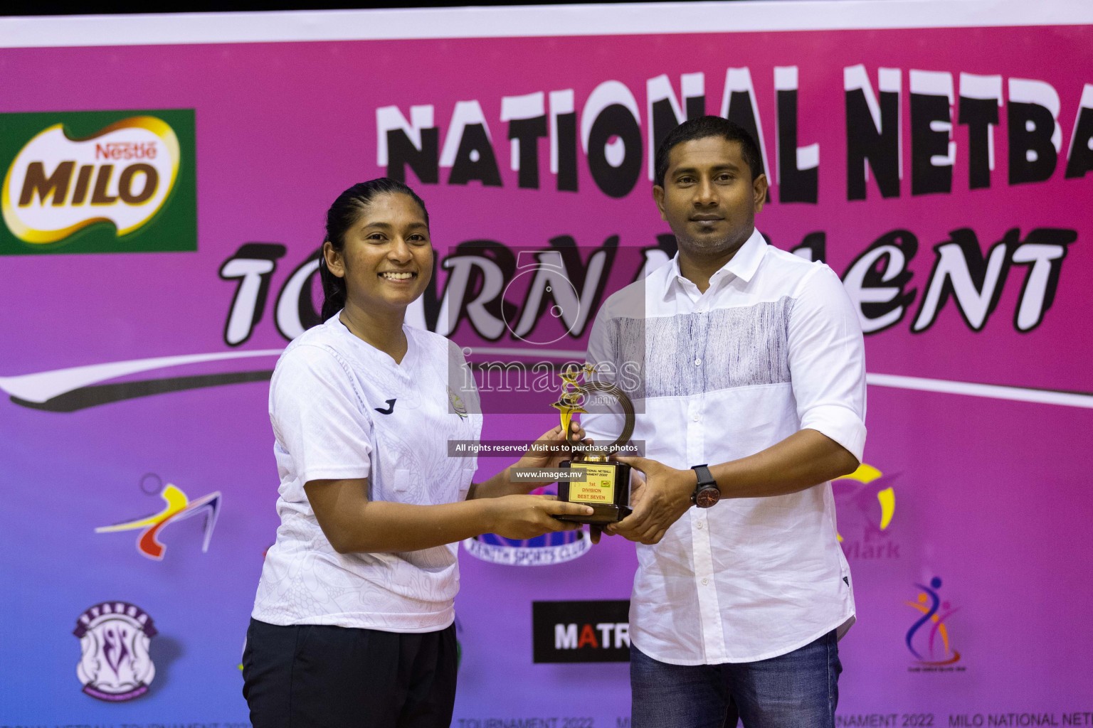 Club Green Streets vs Kulhudhufushi Y&RC in the 1st Division Final of Milo National Netball Tournament 2022 on 22nd July 2022 held in Social Center, Male', Maldives. Photographer: Shuu / images.mv