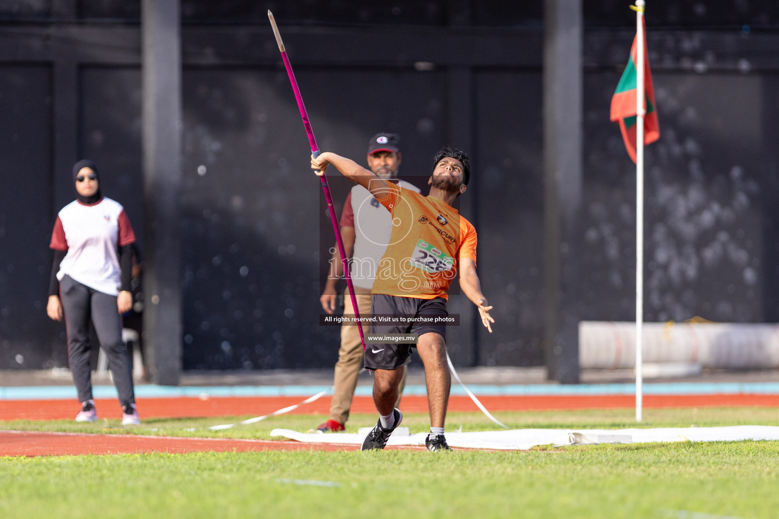 Day 1 of National Athletics Championship 2023 was held in Ekuveni Track at Male', Maldives on Thursday 23rd November 2023. Photos: Nausham Waheed / images.mv