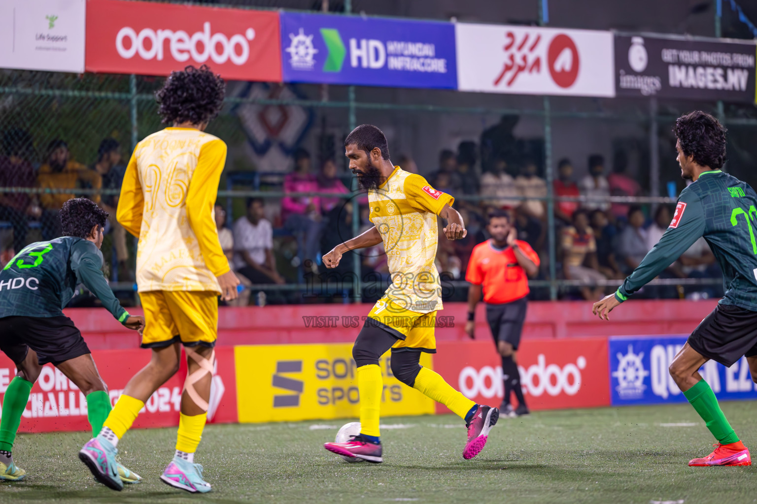 Hulhumale vs Maafannu on Day 36 of Golden Futsal Challenge 2024 was held on Wednesday, 21st February 2024, in Hulhumale', Maldives
Photos: Ismail Thoriq, / images.mv