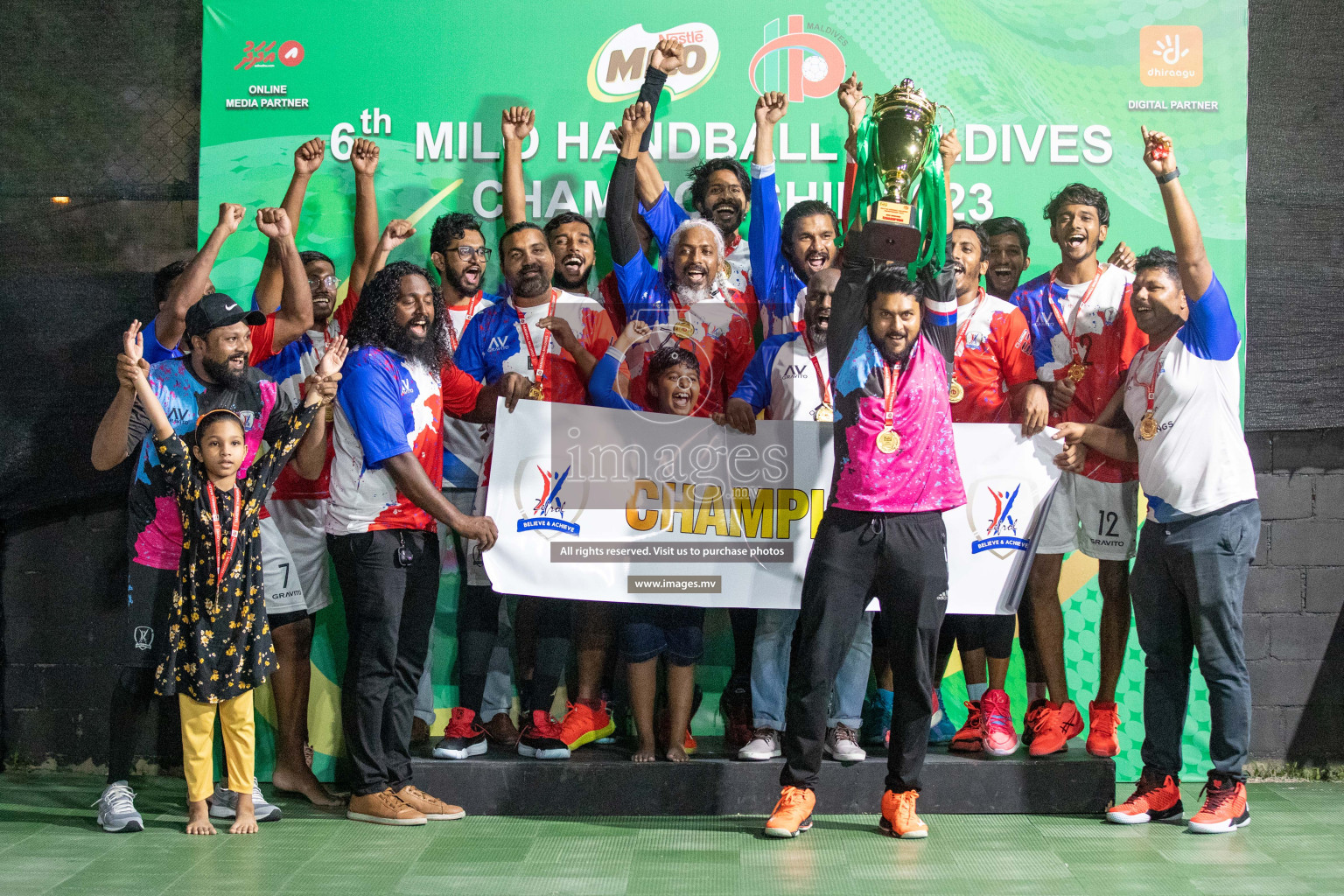 Finals of 6th MILO Handball Maldives Championship 2023, held in Handball ground, Male', Maldives on 10th June 2023 Photos: Nausham waheed / images.mv