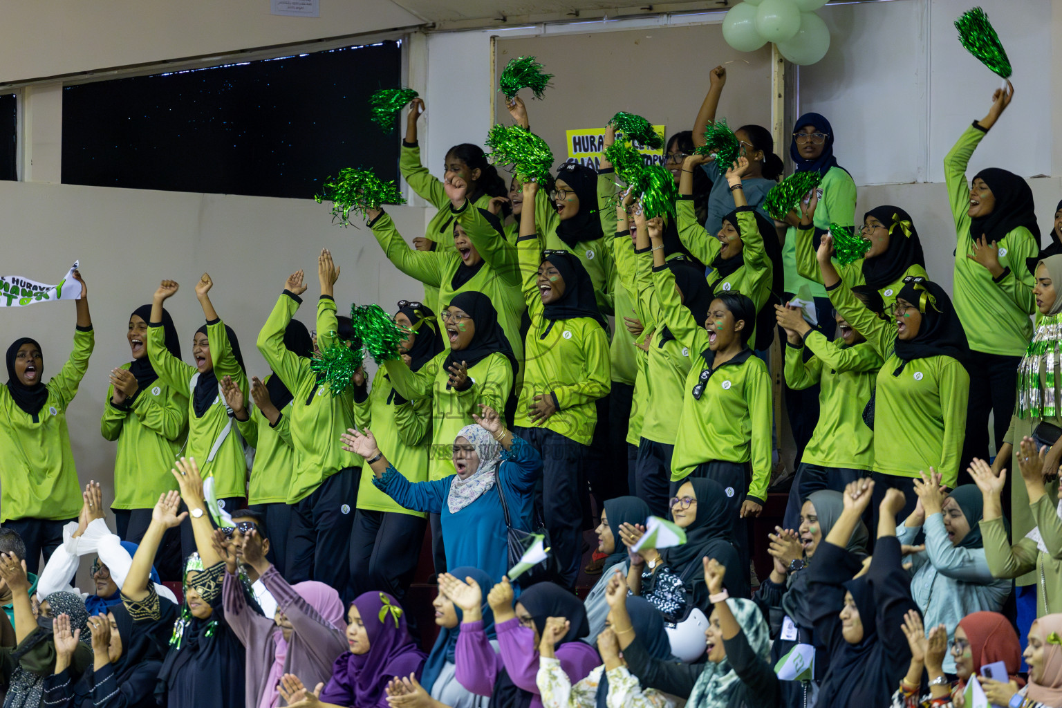 Day 15 of 25th Inter-School Netball Tournament was held in Social Center at Male', Maldives on Monday, 26th August 2024. Photos: Mohamed Mahfooz Moosa / images.mv