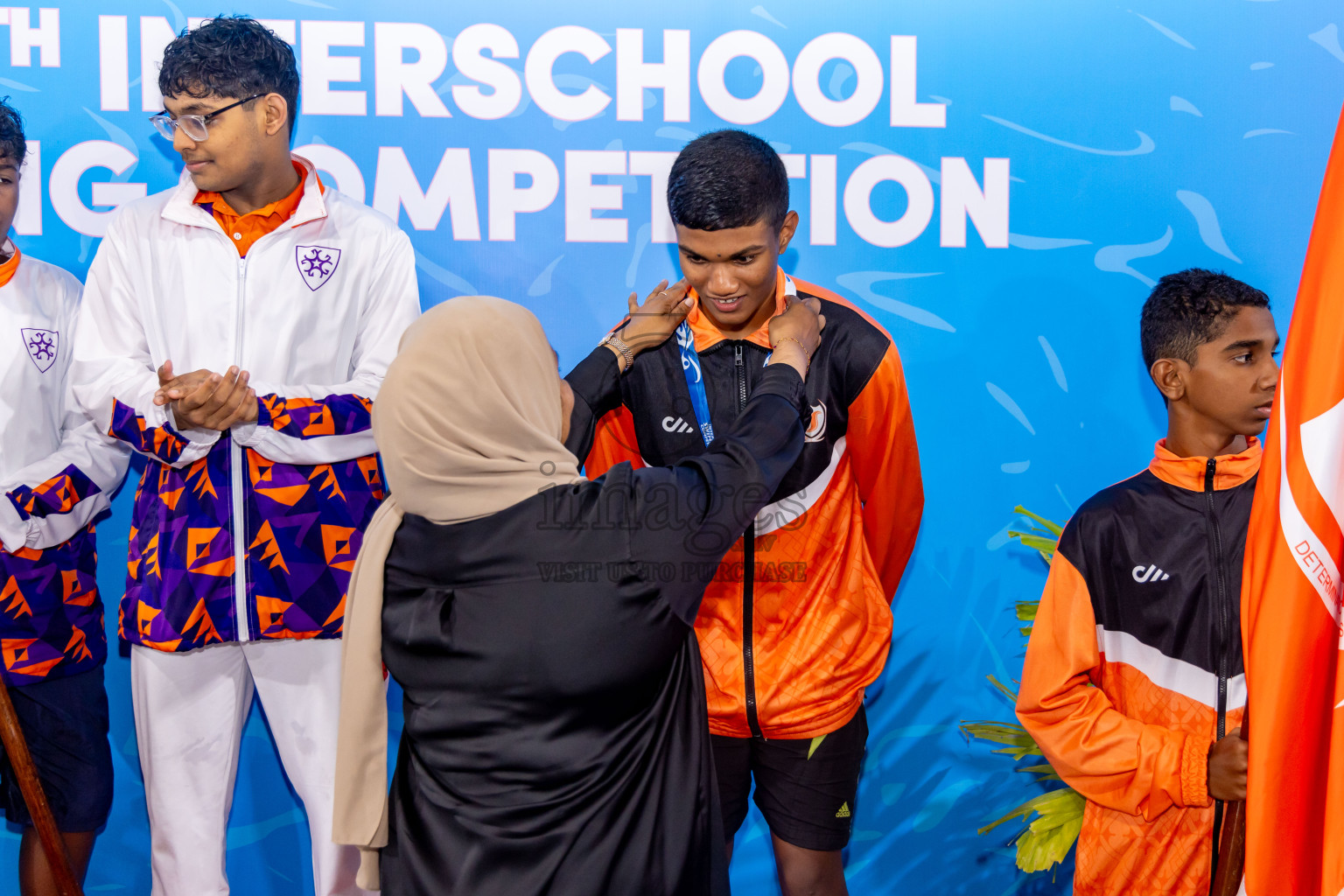 Day 4 of 20th Inter-school Swimming Competition 2024 held in Hulhumale', Maldives on Tuesday, 15th October 2024. Photos: Nausham Waheed / images.mv