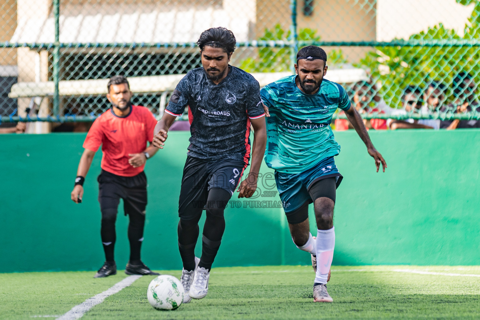 The Marina vs Anantara in Resort League 2025 (South Male Zone) was held on Sunday, 28th September 2025 in Crossroads's Maldives, Photos: Areef Adam / images.mv