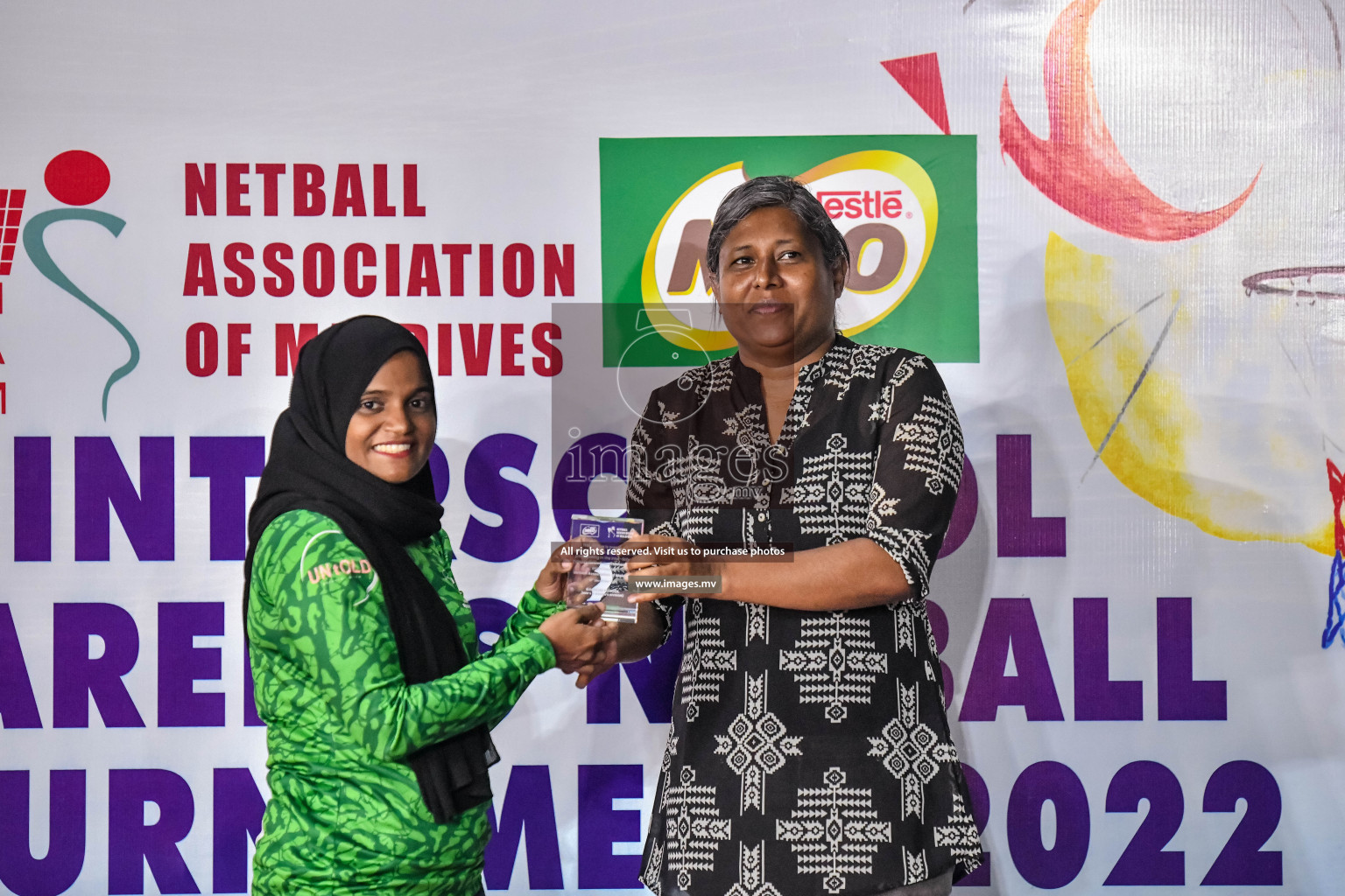 Final of Inter-School Parents Netball Tournament was held in Male', Maldives on 4th December 2022. Photos: Nausham Waheed / images.mv