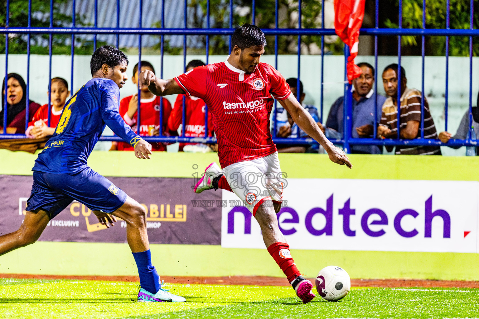 United V vs CC Sports Club in Semi Final of Eydhafushi Futsal Cup 2024 was held on Monday , 15th April 2024, in B Eydhafushi, Maldives Photos: Nausham Waheed / images.mv