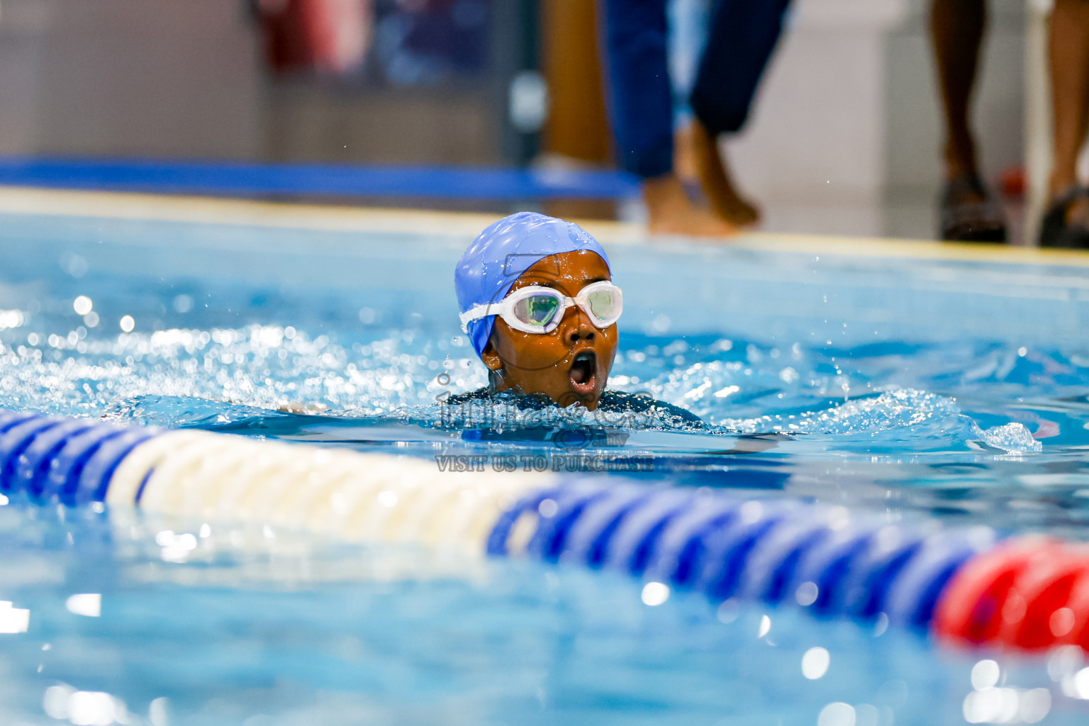 Day 4 of BML 6th National Kids Swimming Kids Festival 2025 held in Hulhumale', Maldives on Thursday, 6th November 2024. 
Photos: Hassan Simah / images.mv