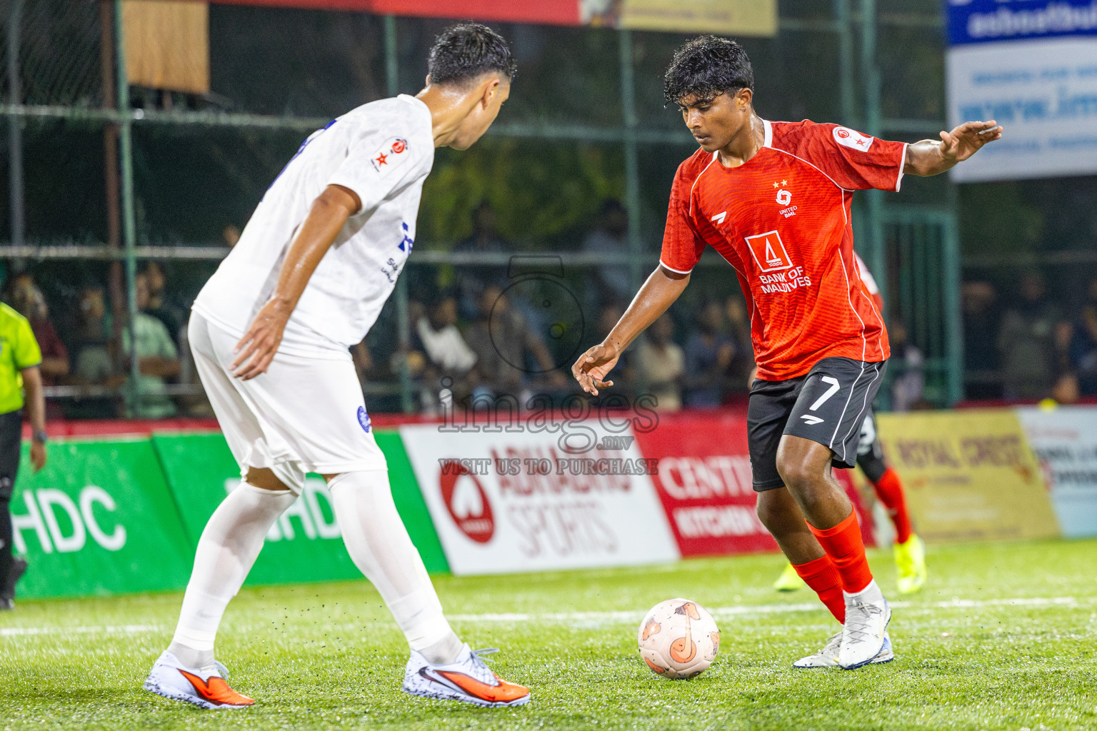 BML vs Club TTS in Day 9 of Club Maldives Cup 2025 was held in Rehendhi Futsal Ground, Hulhumale', Maldives on Thursday, 9th October 2025. Photos: Ismail Thoriq / images.mv