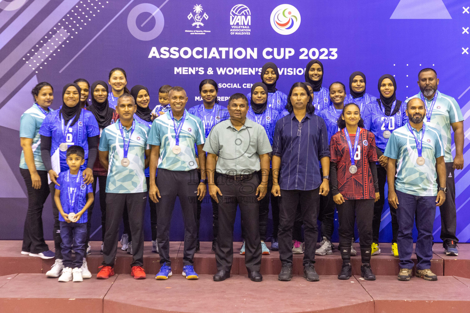 Final of Women's Division of Volleyball Association Cup 2023 held in Male', Maldives on Monday, 25th December 2023 at Social Center Indoor Hall Photos By: Nausham Waheed /images.mv